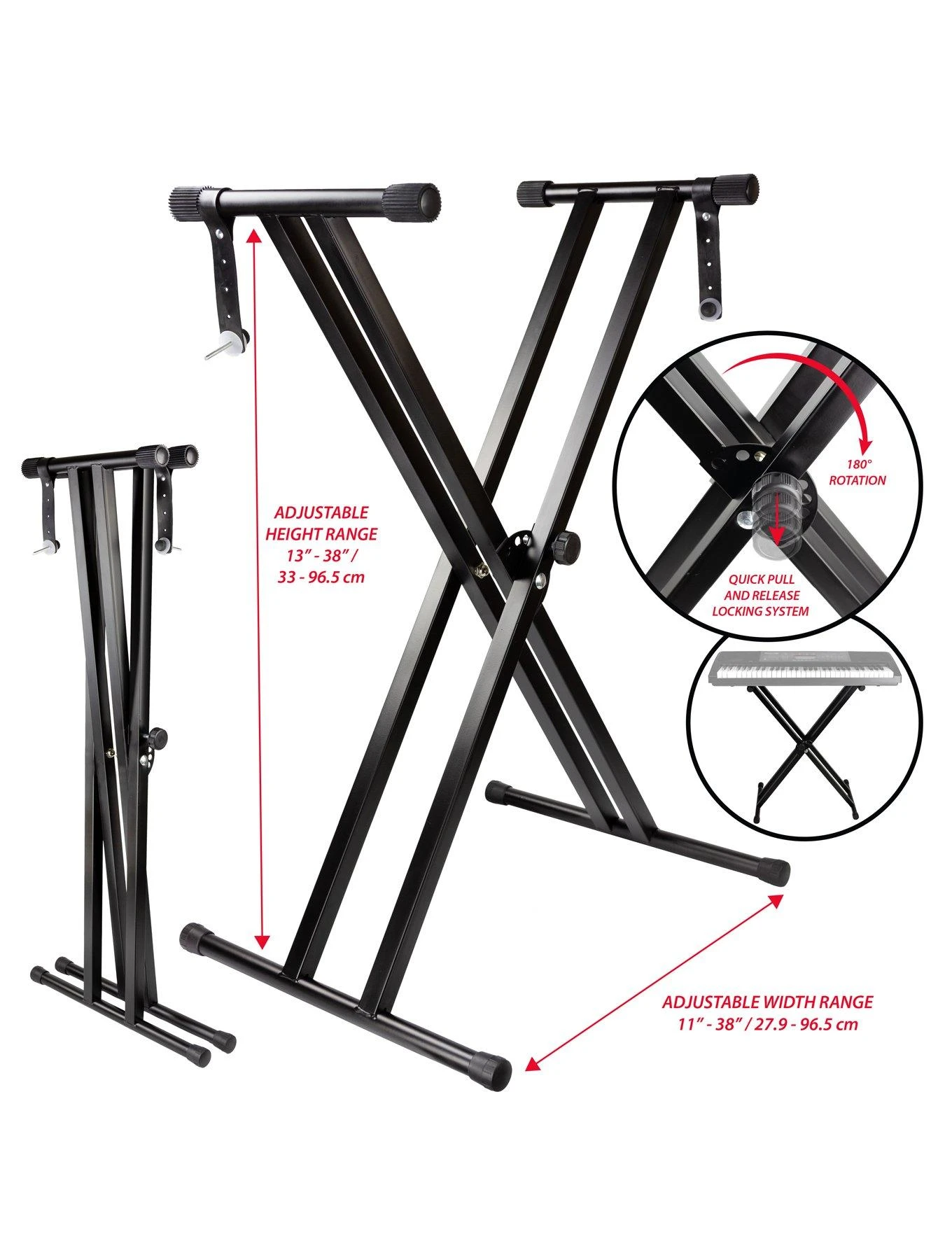 RockJam RJX29 Keyboard Stand - Image 7