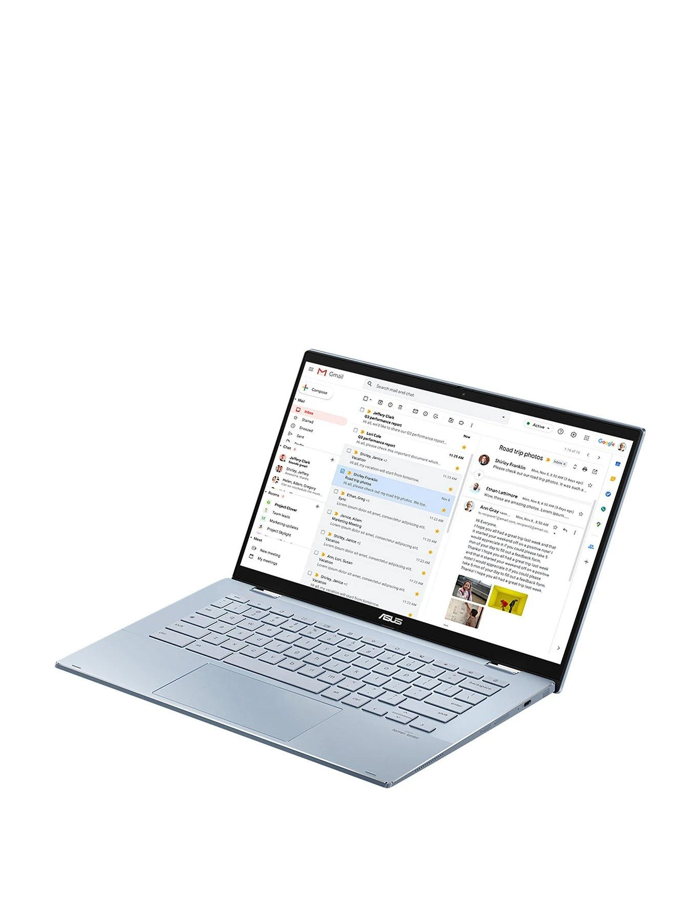 Asus Chromebook Flip CX5400FMA-AI0378 Laptop - 14in FHD, Intel Core I5, 8GB RAM, 512GB SSD - Blue - Image 2