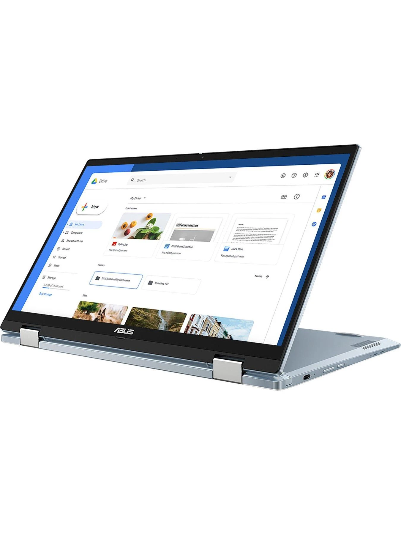 Asus Chromebook Flip CX5400FMA-AI0378 Laptop - 14in FHD, Intel Core I5, 8GB RAM, 512GB SSD - Blue - Image 6