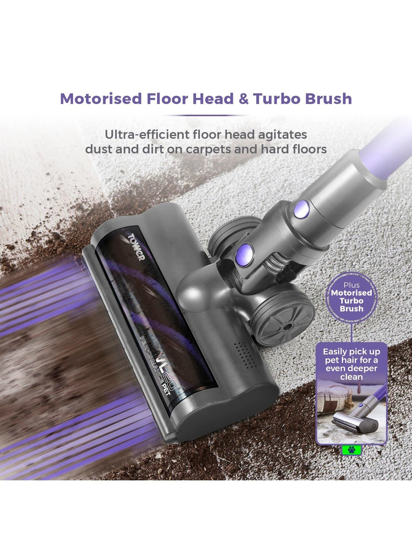 Tower VL20 Performance Pets Corded Vacuum Cleaner - Image 5