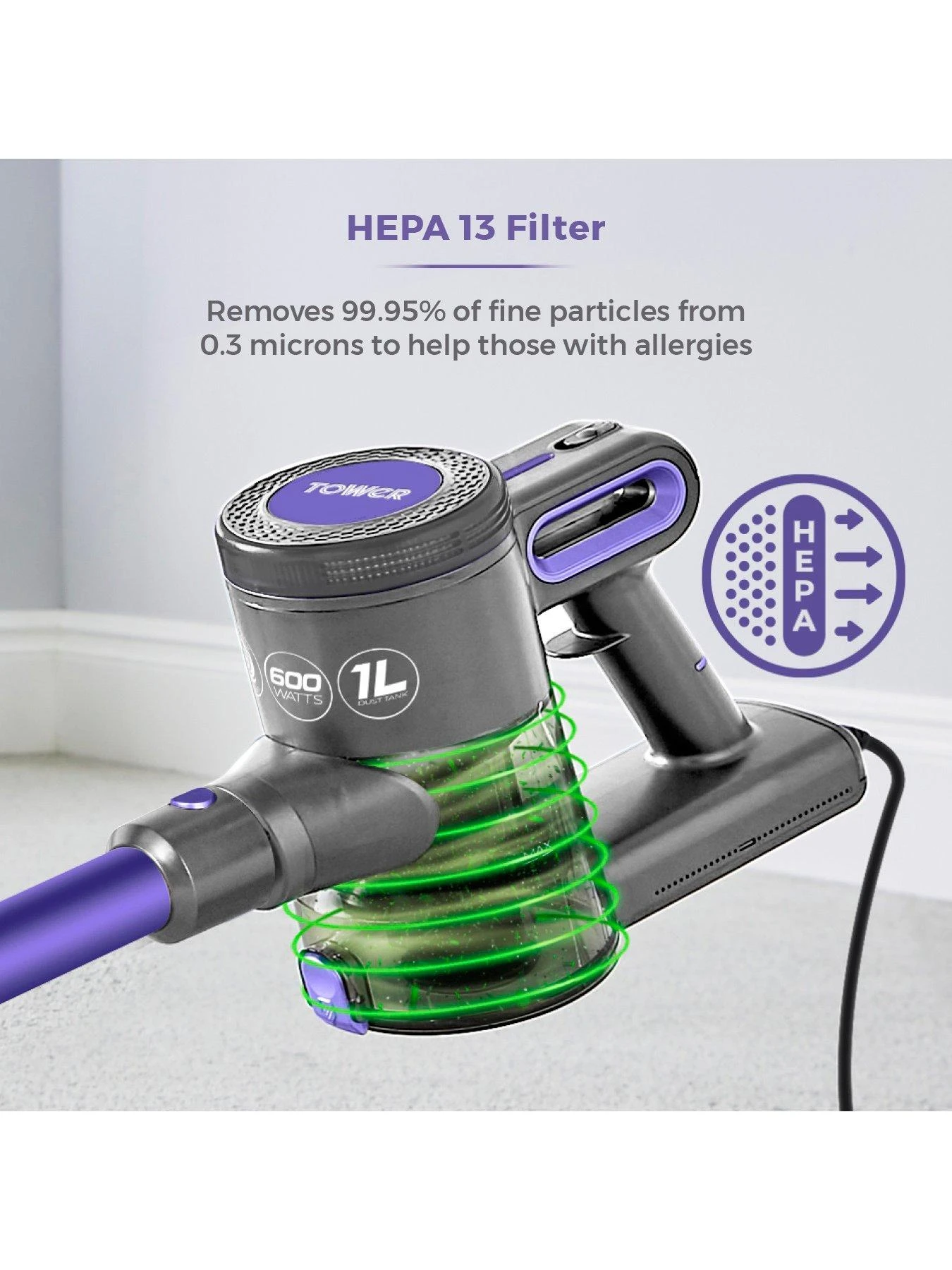 Tower VL20 Performance Pets Corded Vacuum Cleaner - Image 6