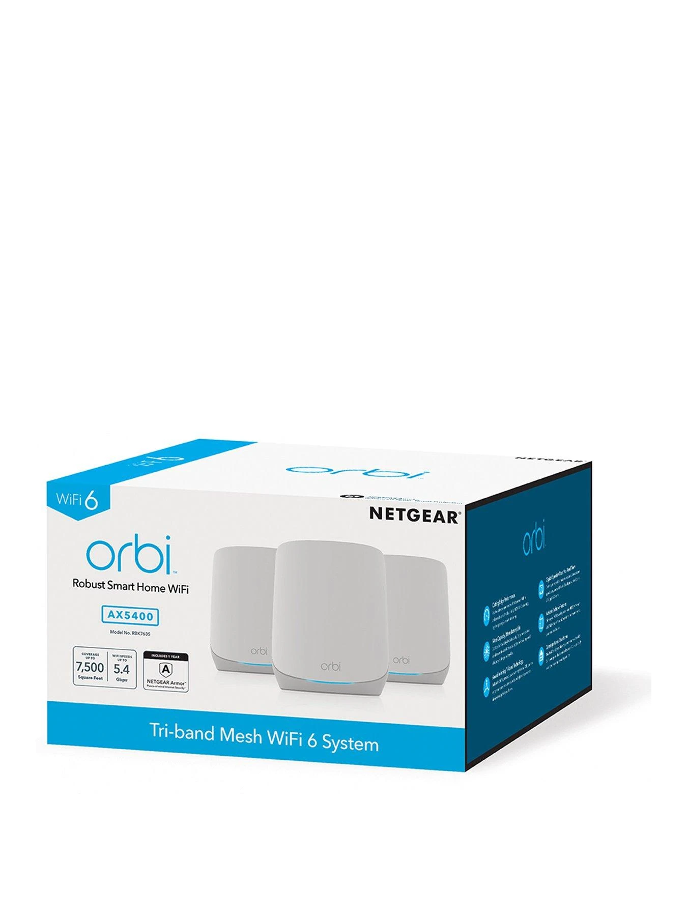 Netgear Orbi Tri-Band Wifi 6 Mesh System - Image 2