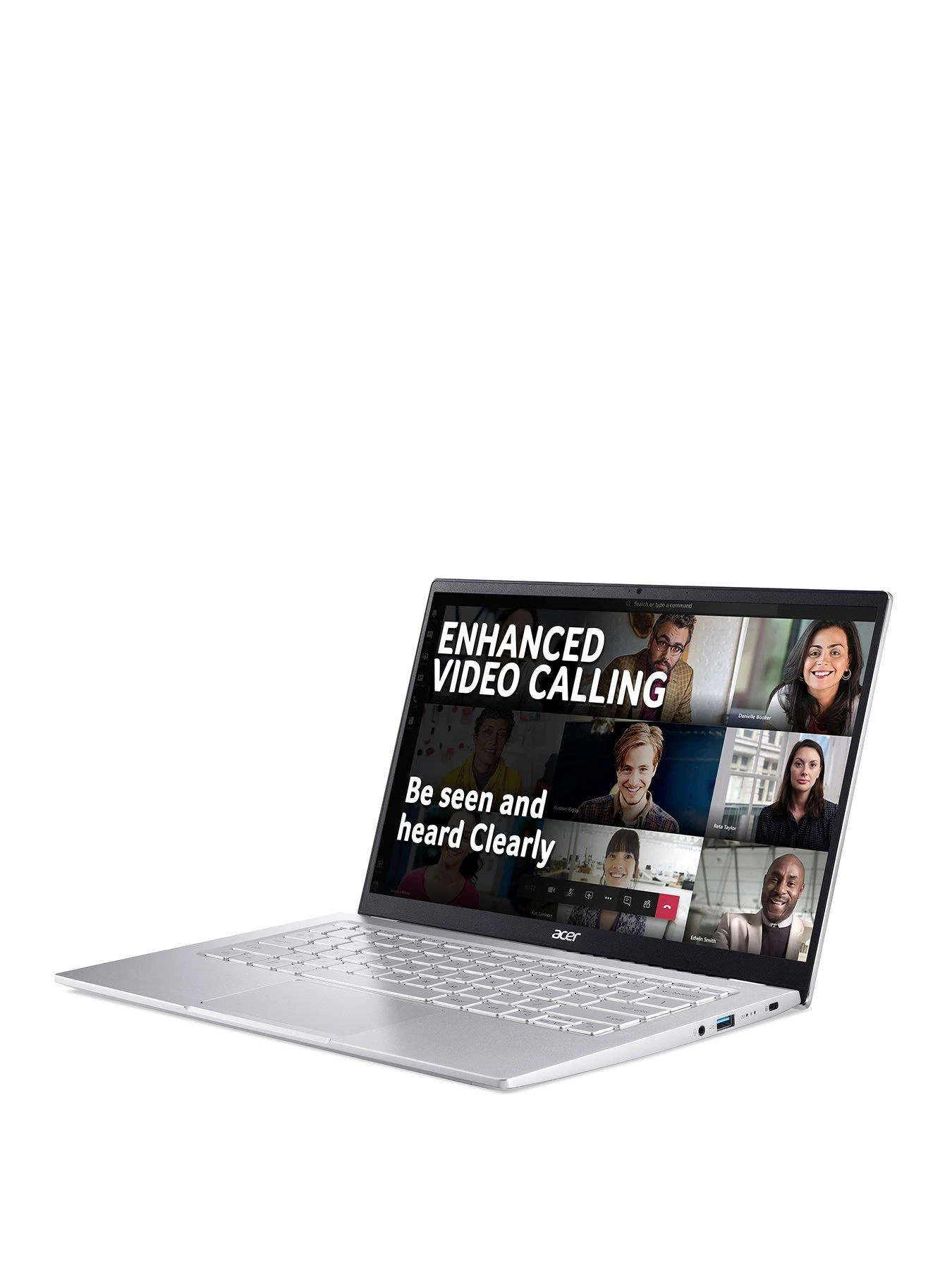 Acer Swift 3 SF314-44 Laptop - 14in FHD, AMD Ryzen 5, 8GB RAM, 512GB SSD - Silver - Image 3