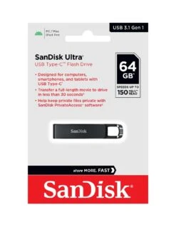 SanDisk Ultra USB Type-C Flash Drive 64GB