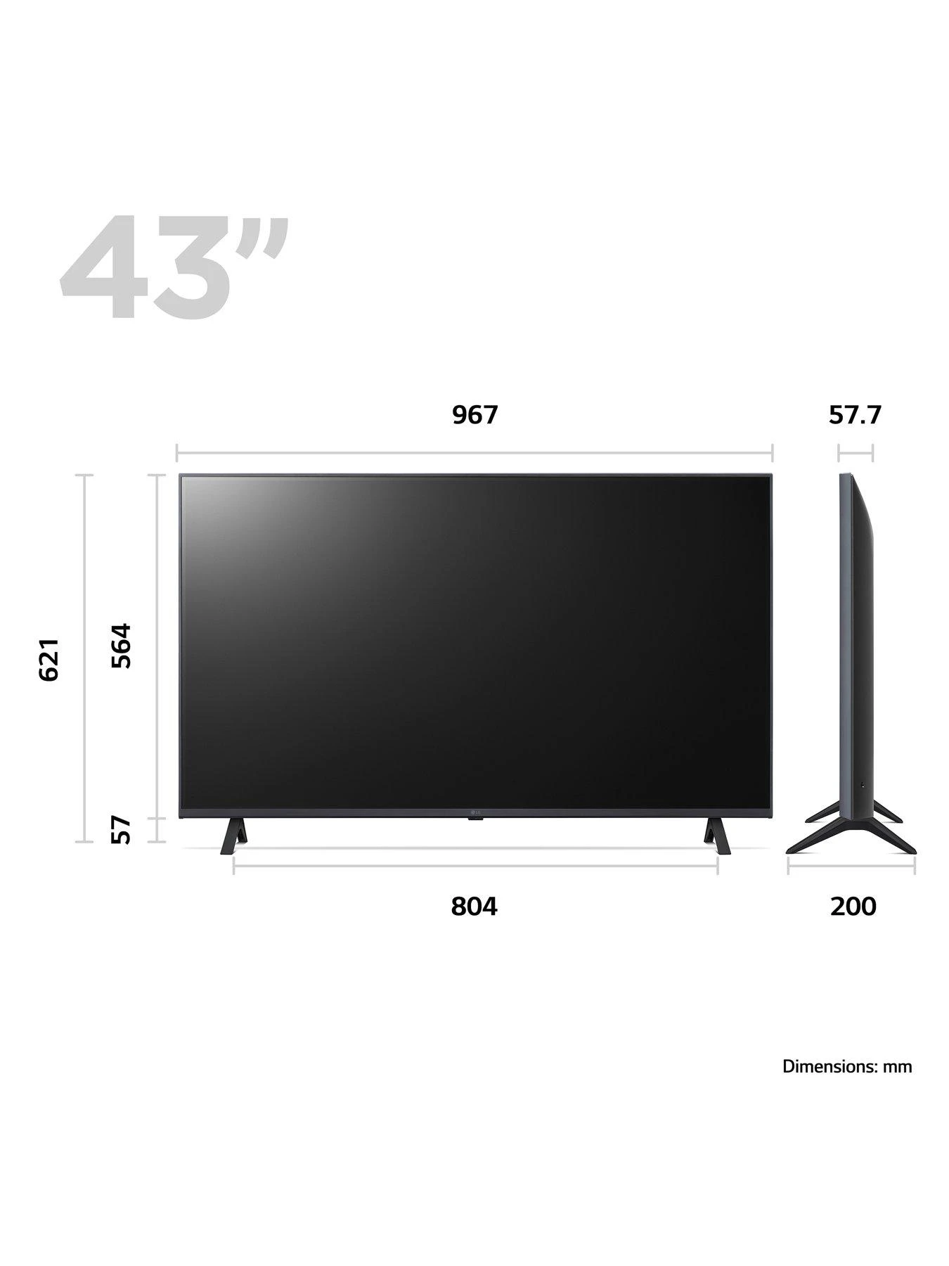LG 2023 UR78 43-inch, 4K Ultra HD, Smart TV - Image 4