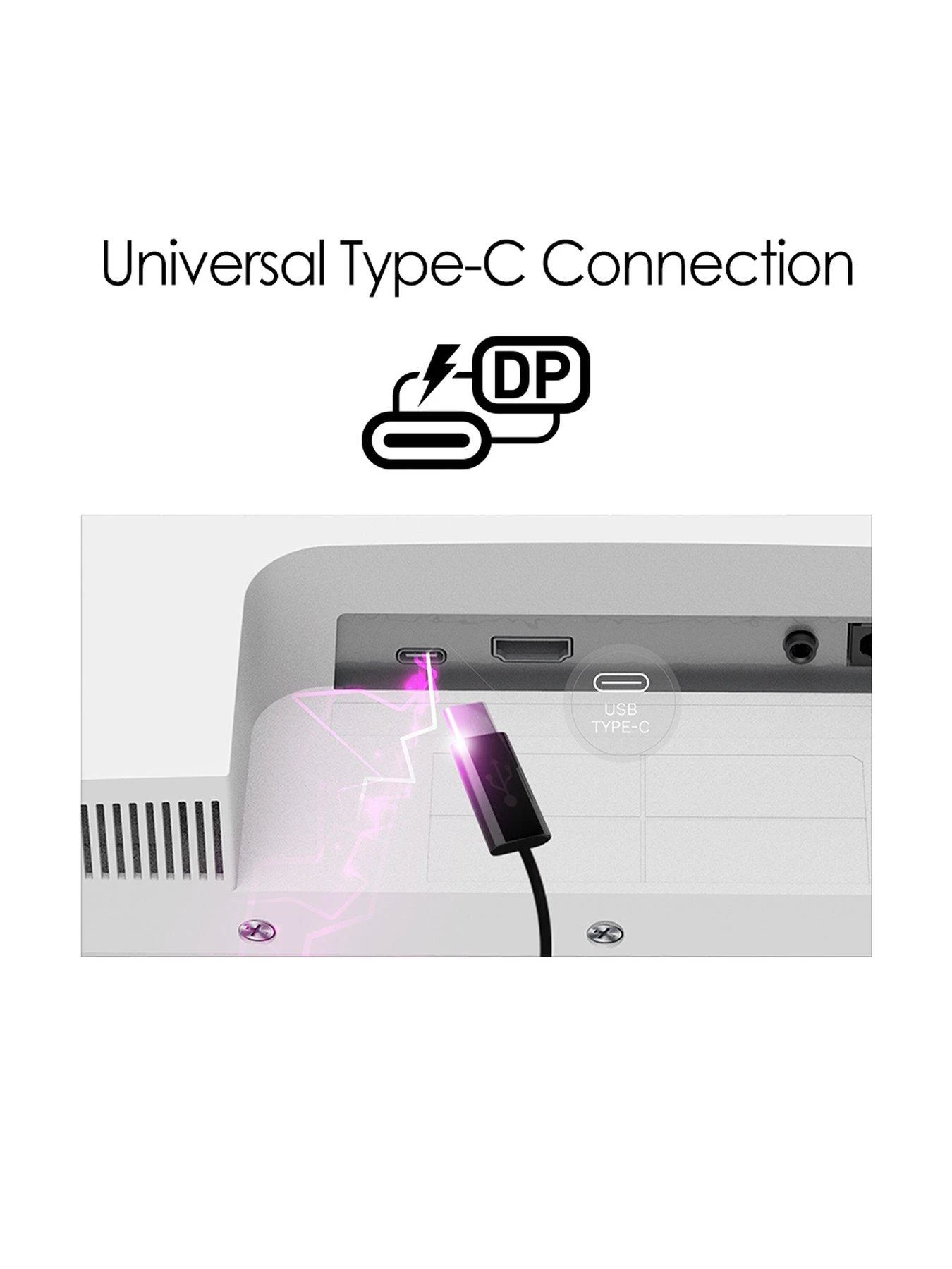 MSI Modern MD241PW 23.8 Inch, Full HD, 75Hz, IPS, USB Type-C, Monitor With Adjustable Stand & Built-in Speakers - Image 5