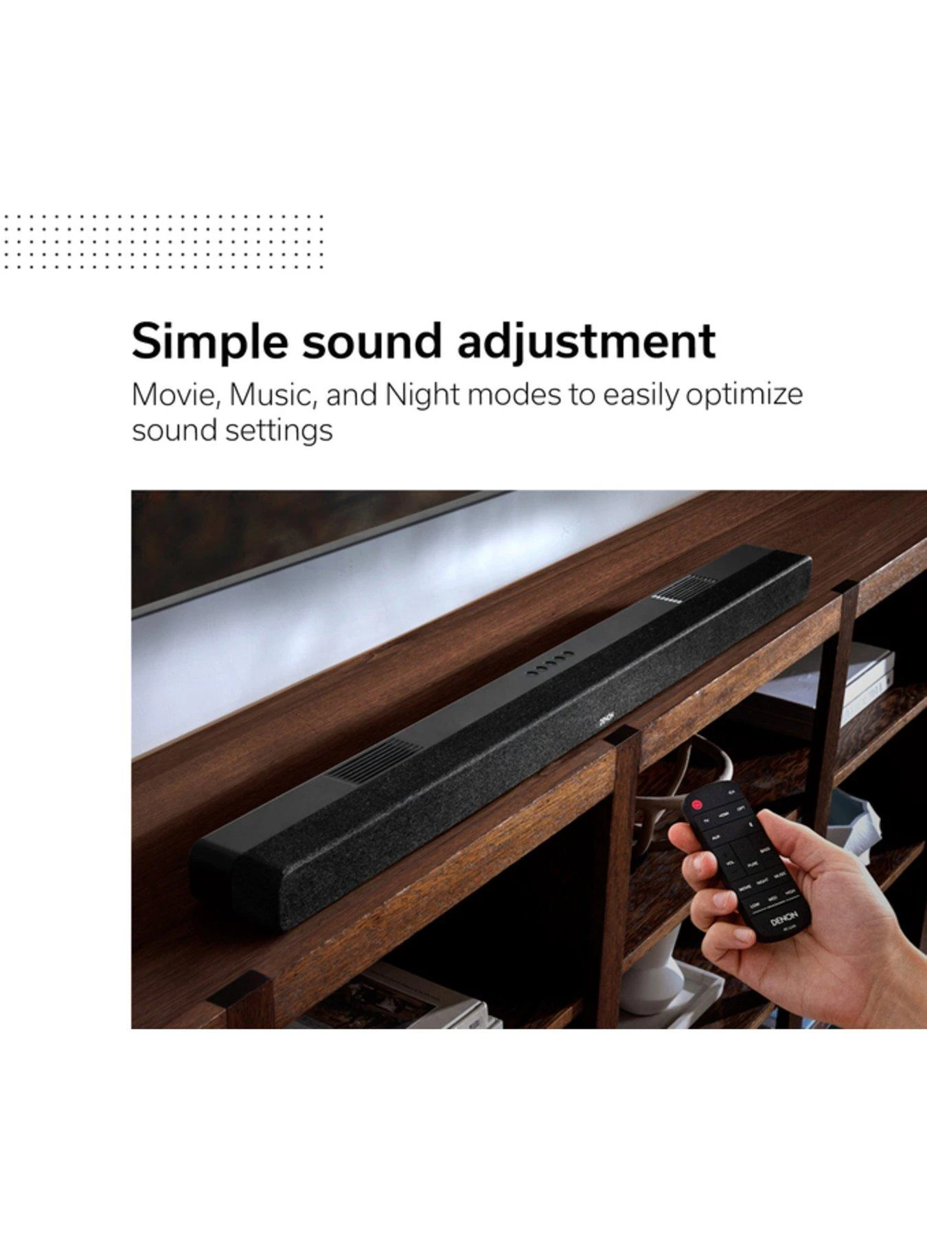Denon DHT-S517 Dolby Atmos Bluetooth Soundbar - Image 4