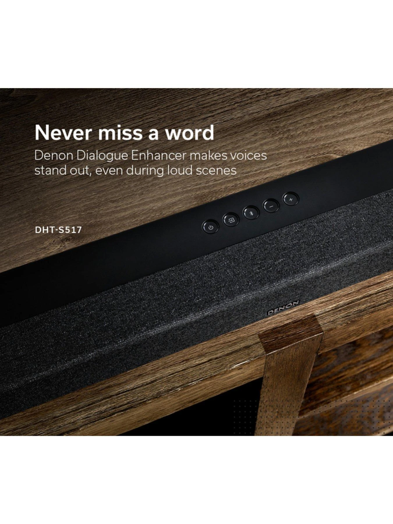 Denon DHT-S517 Dolby Atmos Bluetooth Soundbar - Image 5
