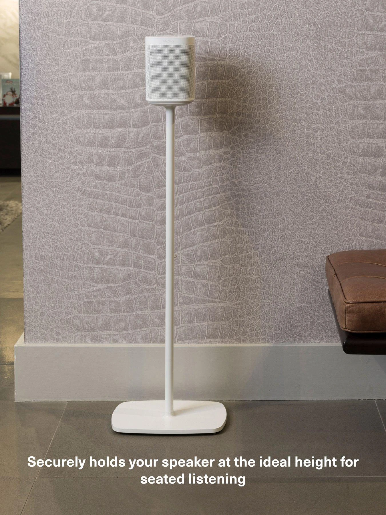 Flexson Floor Stand For Sonos One, One SL And Play1 - White (Single) - Image 7