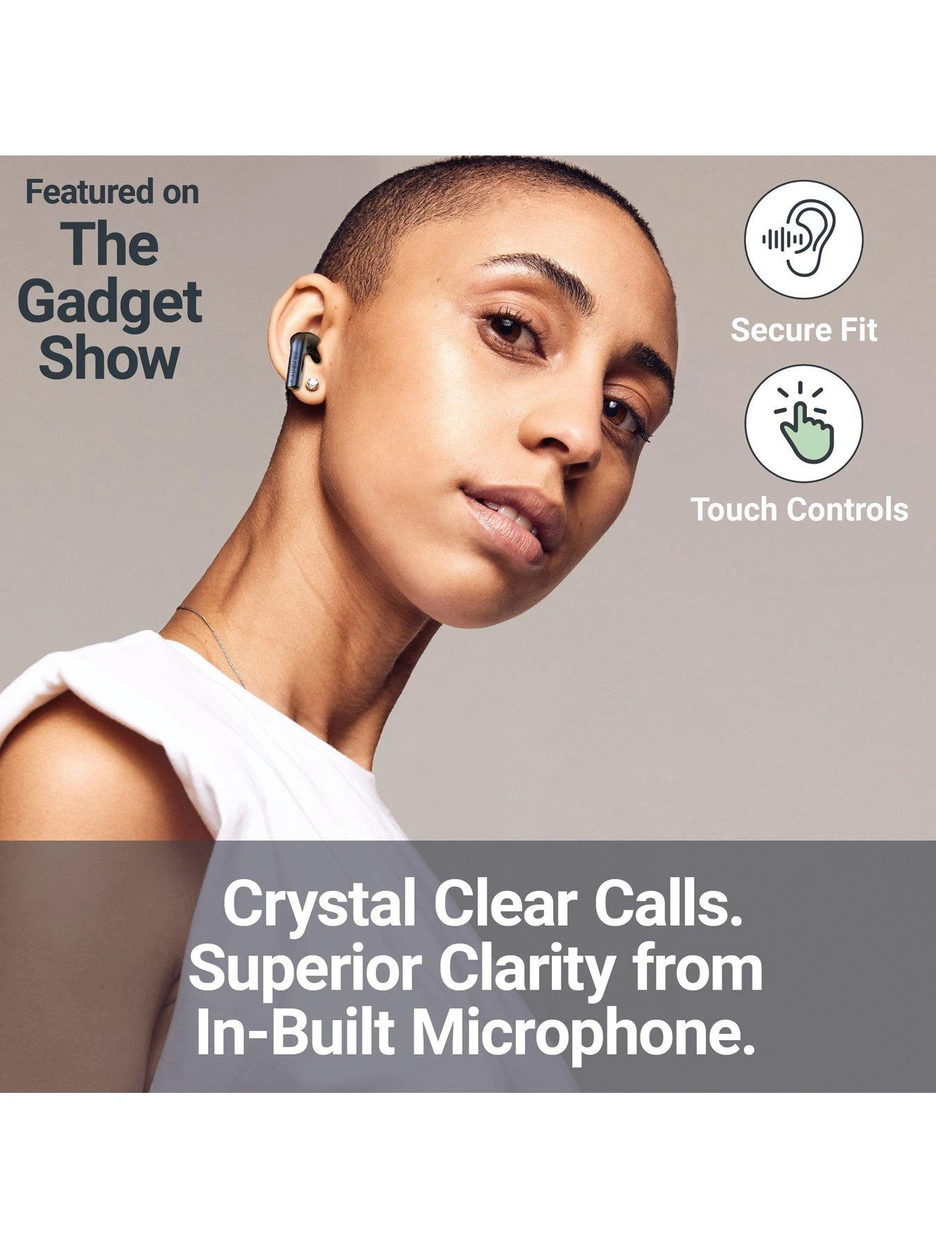 Majority TRU 1 Wireless Bluetooth Earbuds - Black - Image 6