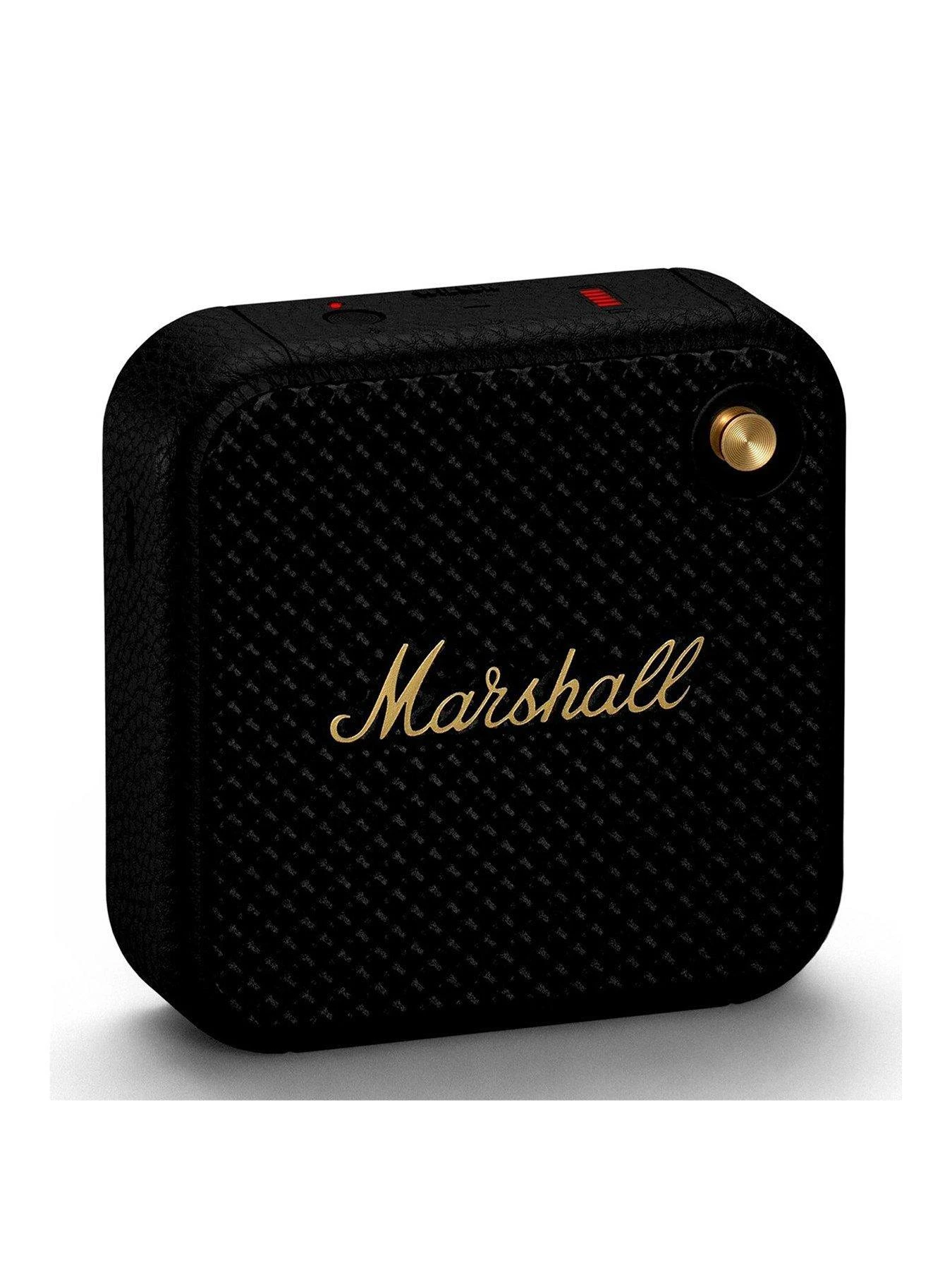 Marshall Willen Portable Bluetooth Speaker - Black & Brass