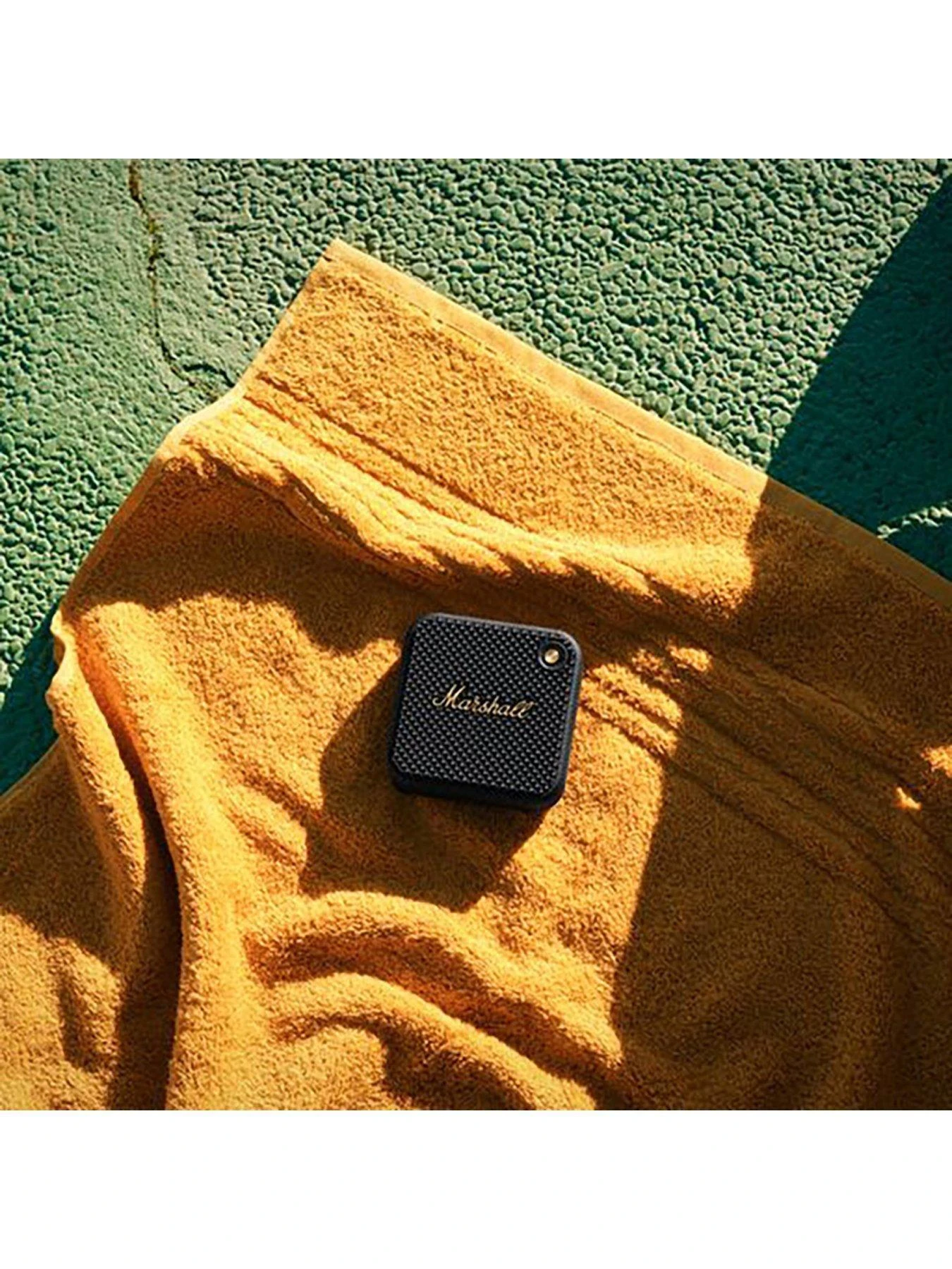 Marshall Willen Portable Bluetooth Speaker - Black & Brass - Image 5