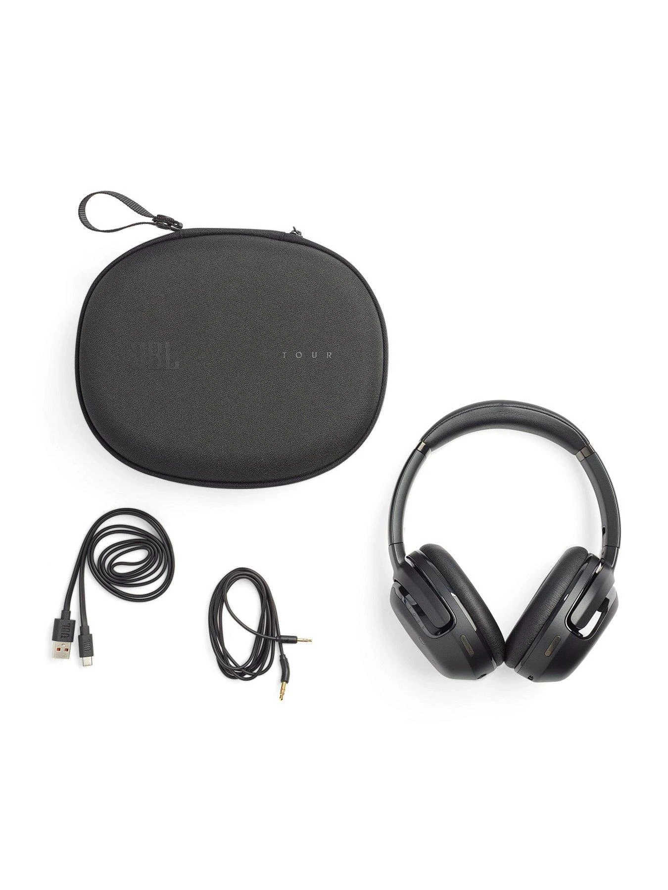 JBL TOUR ONE M2 Wireless Over-Ear Adaptive Noise Cancelling Headphones - Black - Image 4