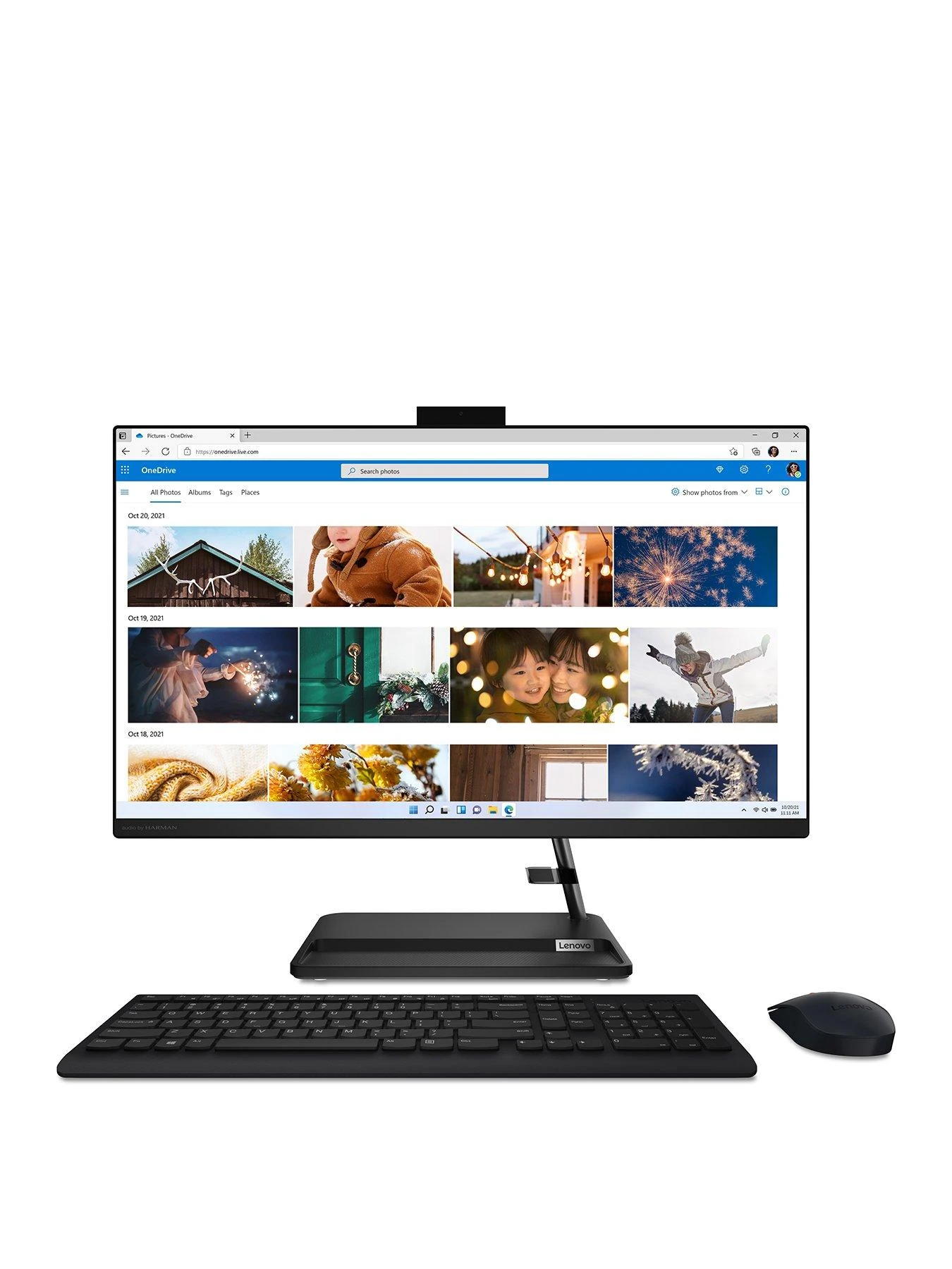 Lenovo IdeaCentre AIO 3i All-In-One Desktop - 27in FHD, Intel Core I7, 8GB RAM, 512GB SSD - Black
