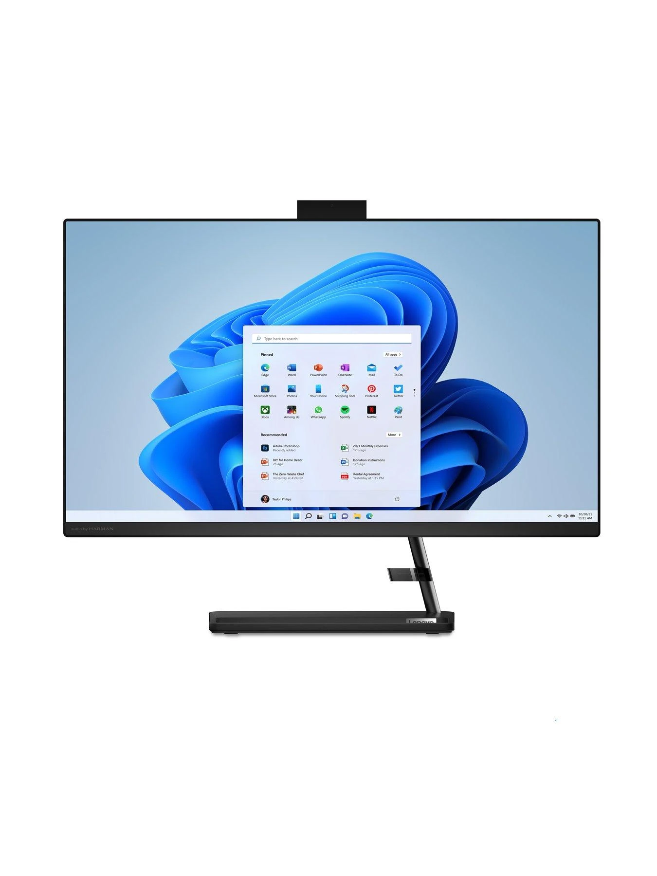 Lenovo IdeaCentre AIO 3i All-In-One Desktop - 27in FHD, Intel Core I7, 8GB RAM, 512GB SSD - Black - Image 5