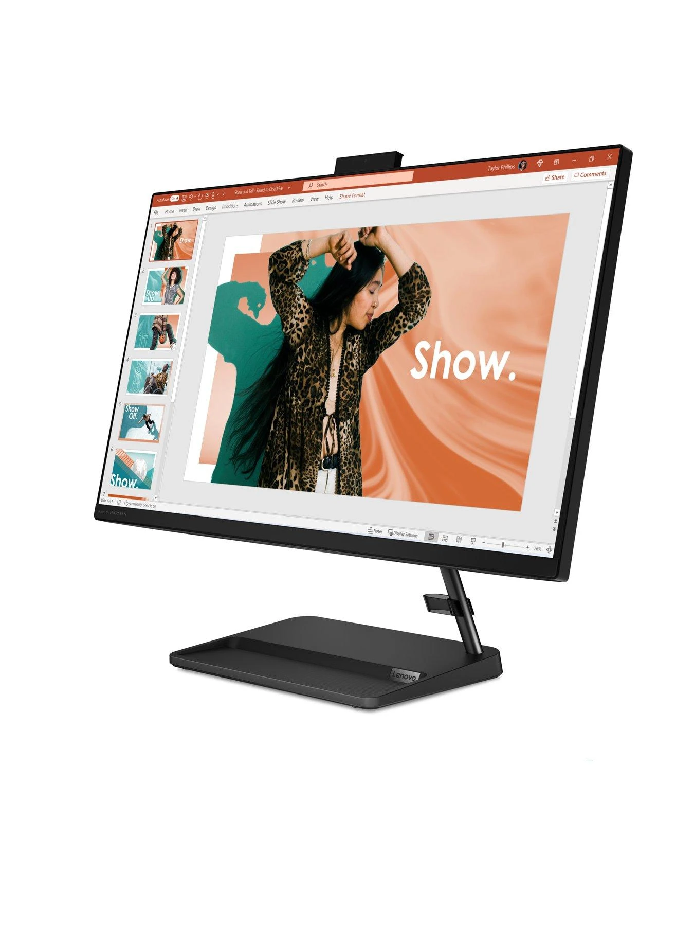 Lenovo IdeaCentre AIO 3i All-In-One Desktop - 27in FHD, Intel Core I7, 8GB RAM, 512GB SSD - Black - Image 7