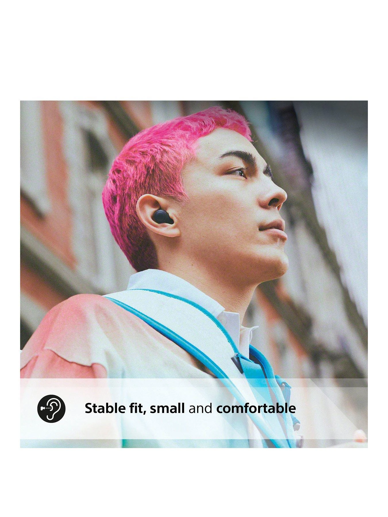 Sony WF-C700N True Wireless Noise Cancelling Earbuds - All-day Comfort - Up To 15H Battery Life With Charging Case - Black - Image 3