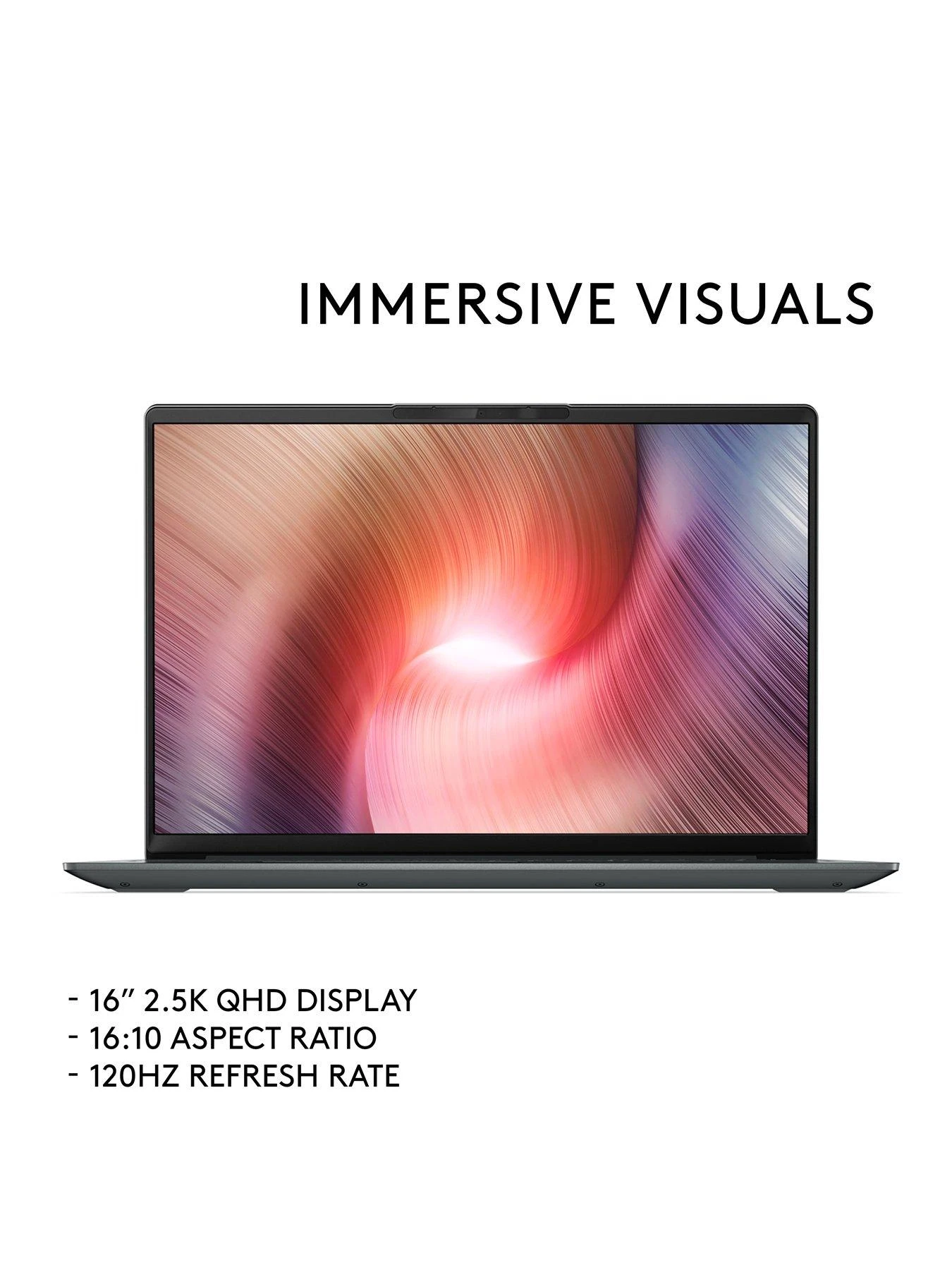 Lenovo IdeaPad 5 Pro Laptop - 14in 2.8K, AMD Ryzen 5, 16GB RAM, 1TB Fast SSD StorageĀ - Grey - Image 3