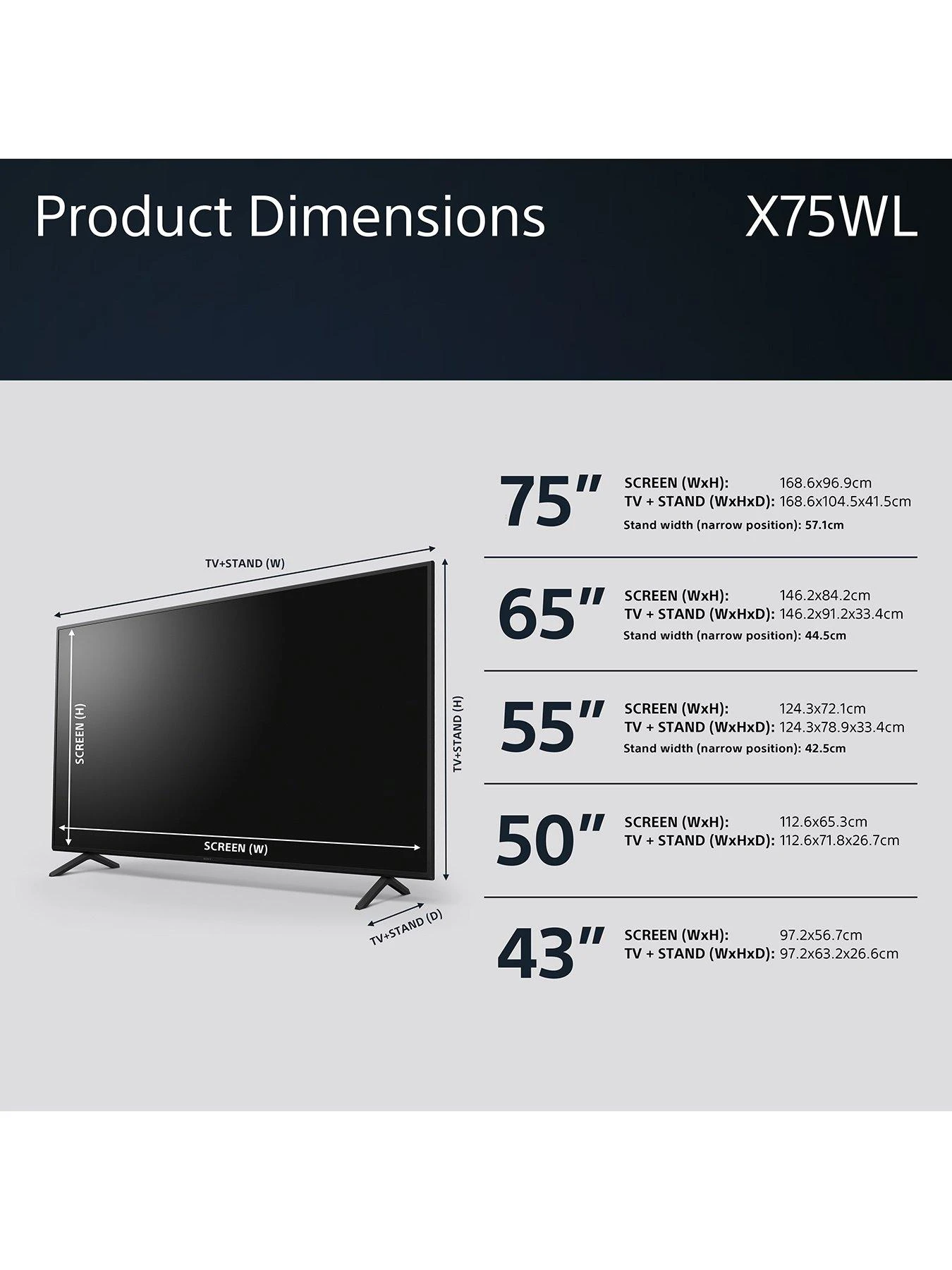 Sony KD50X75WLPU, 50-inch, LED, 4K HDR, Google TV - Image 5
