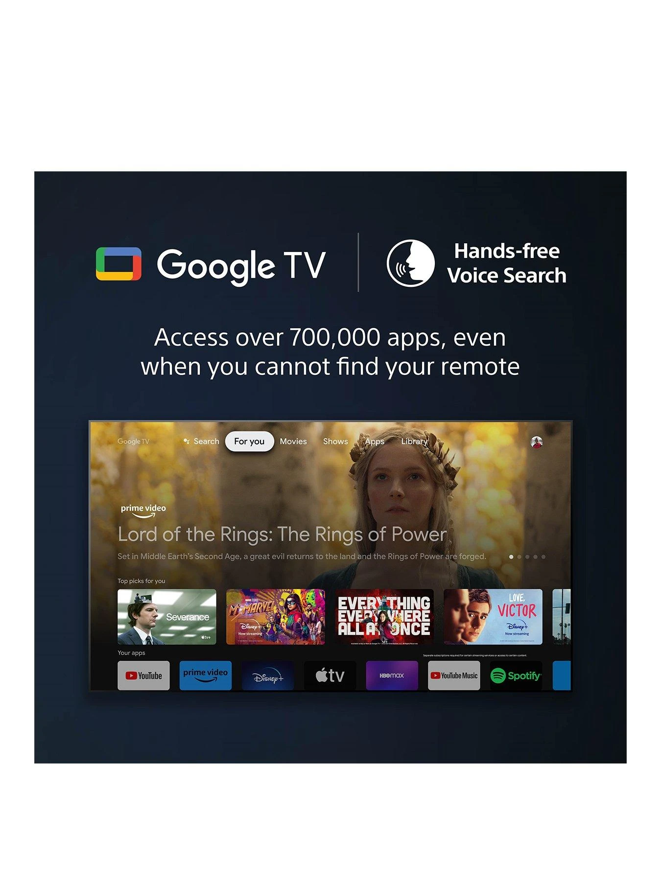 Sony KD65X75WLU, 65-inch, LED, 4K HDR, Google TV - Image 3