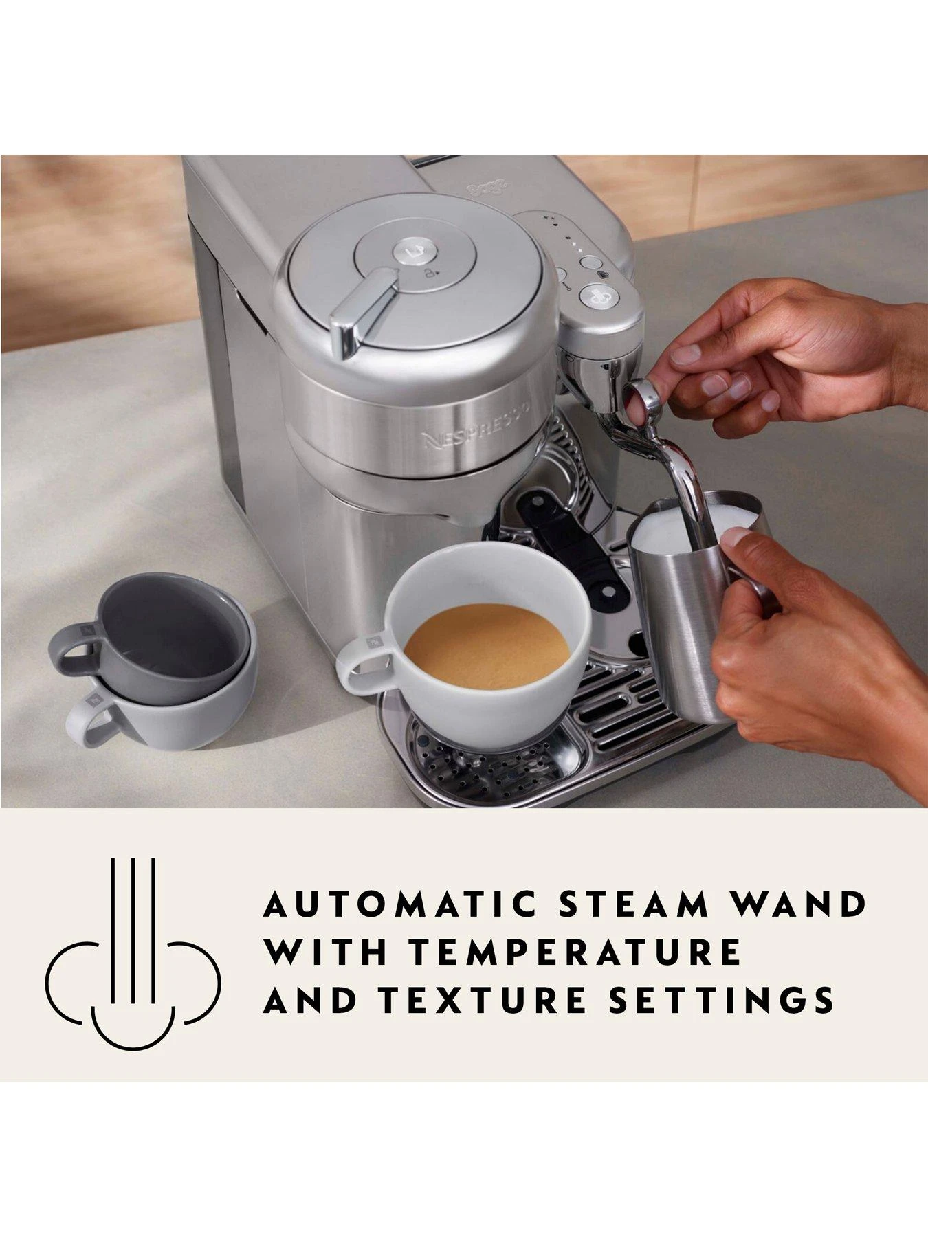 Nespresso Vertuo Creatista By Sage – Stainless Steel - Image 5