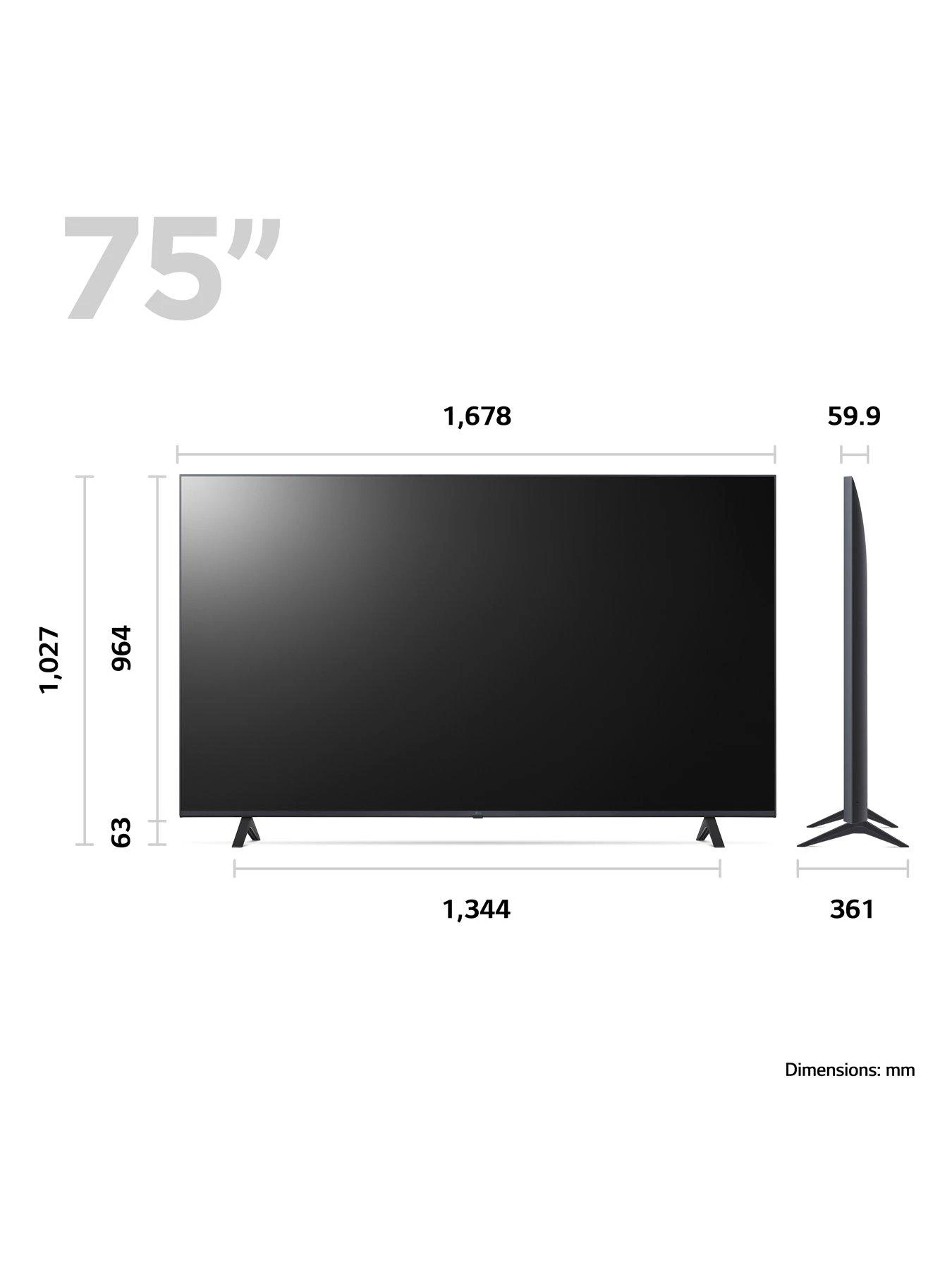 LG LED UR78 75" 4K Smart TV, 2023 - Image 4