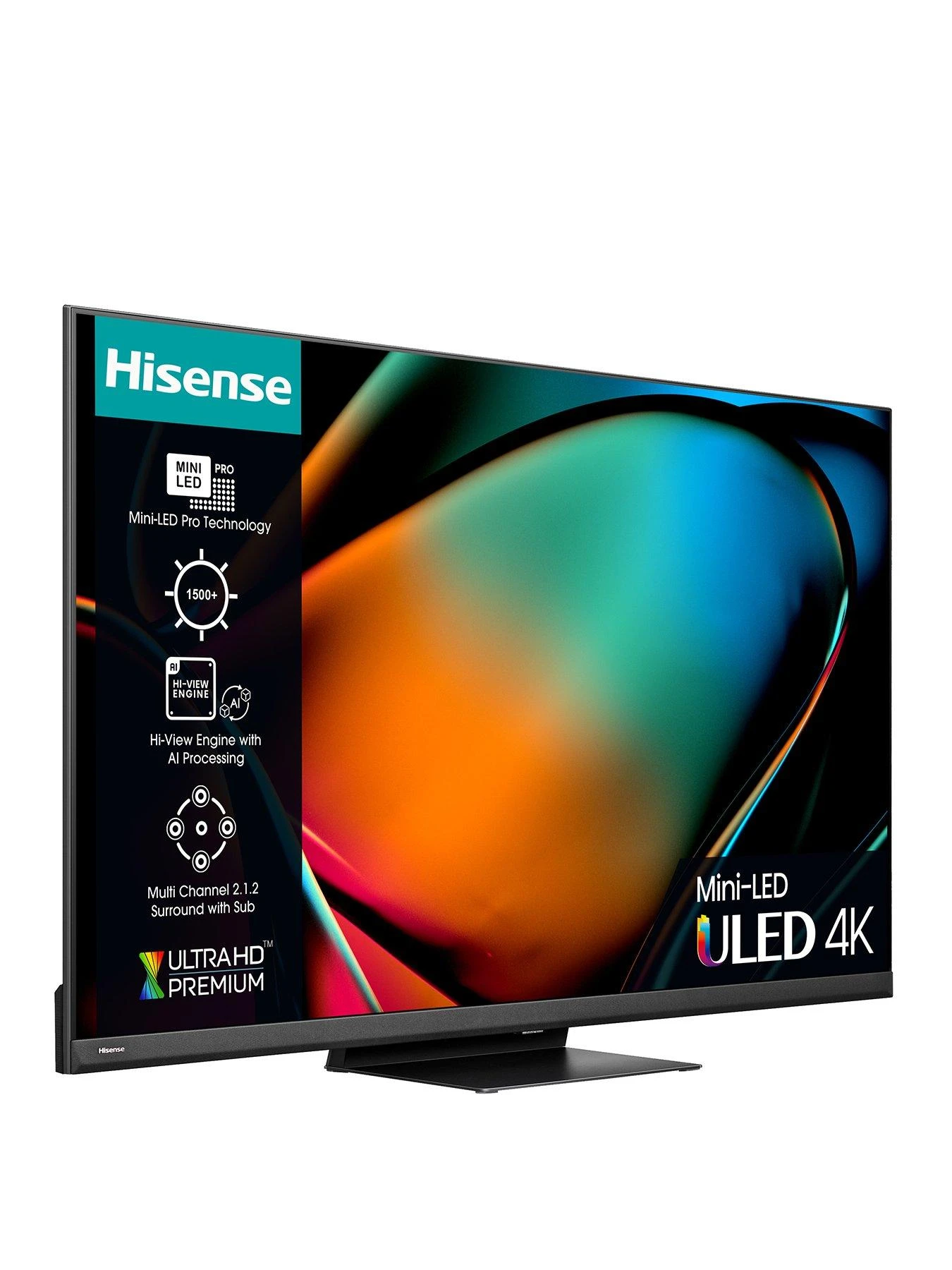 Hisense 55U8KQTUK, 55 Inch, Mini-LED, Ultra HD 4K, Smart TV - Image 3