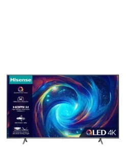 Hisense 65E7KQTUK Pro, 65 Inch, 4K Ultra HD, QLED, Smart TV