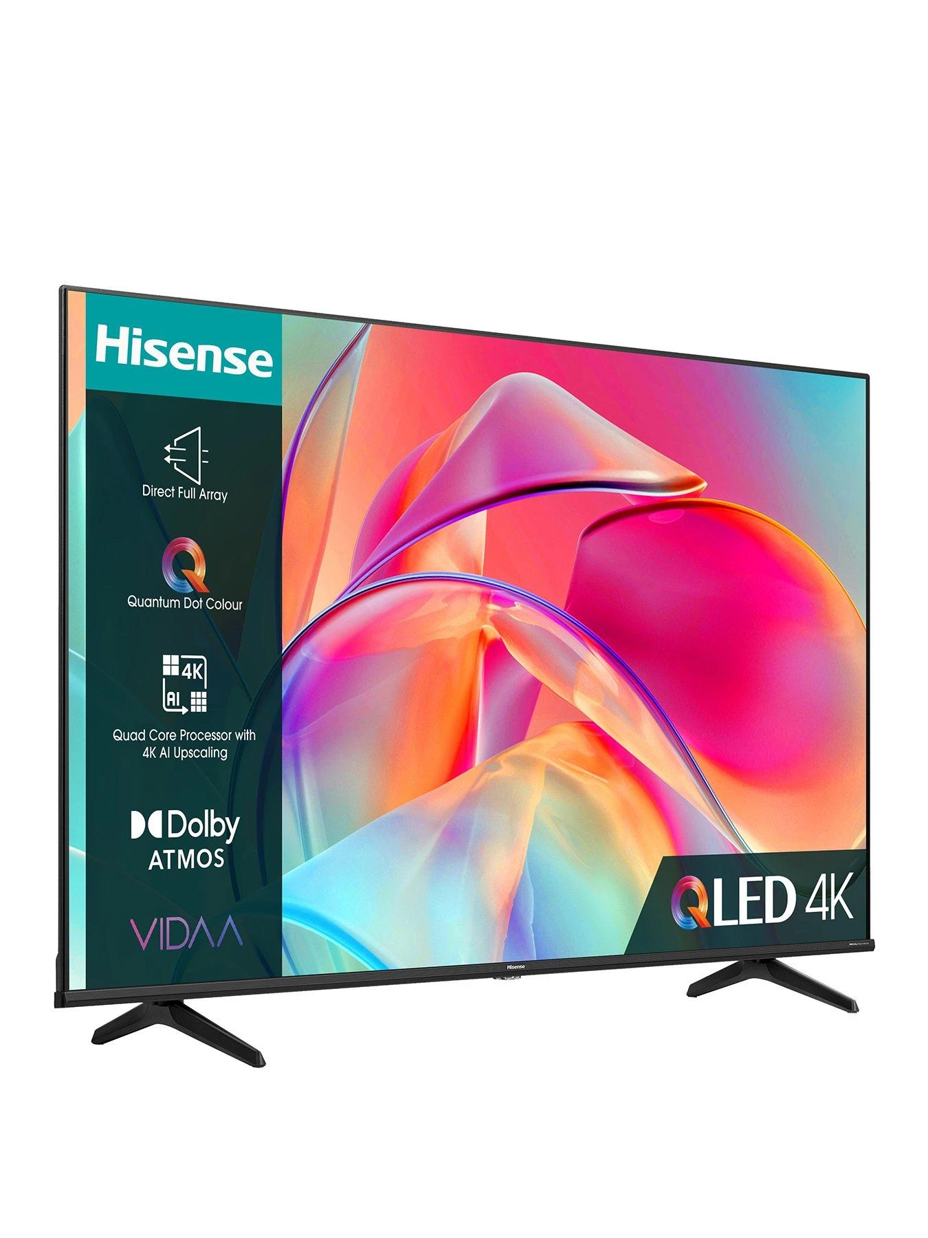 Hisense 65E7KQTUK, 65-inch, QLED, 4K Ultra HD, Smart TV - Image 2