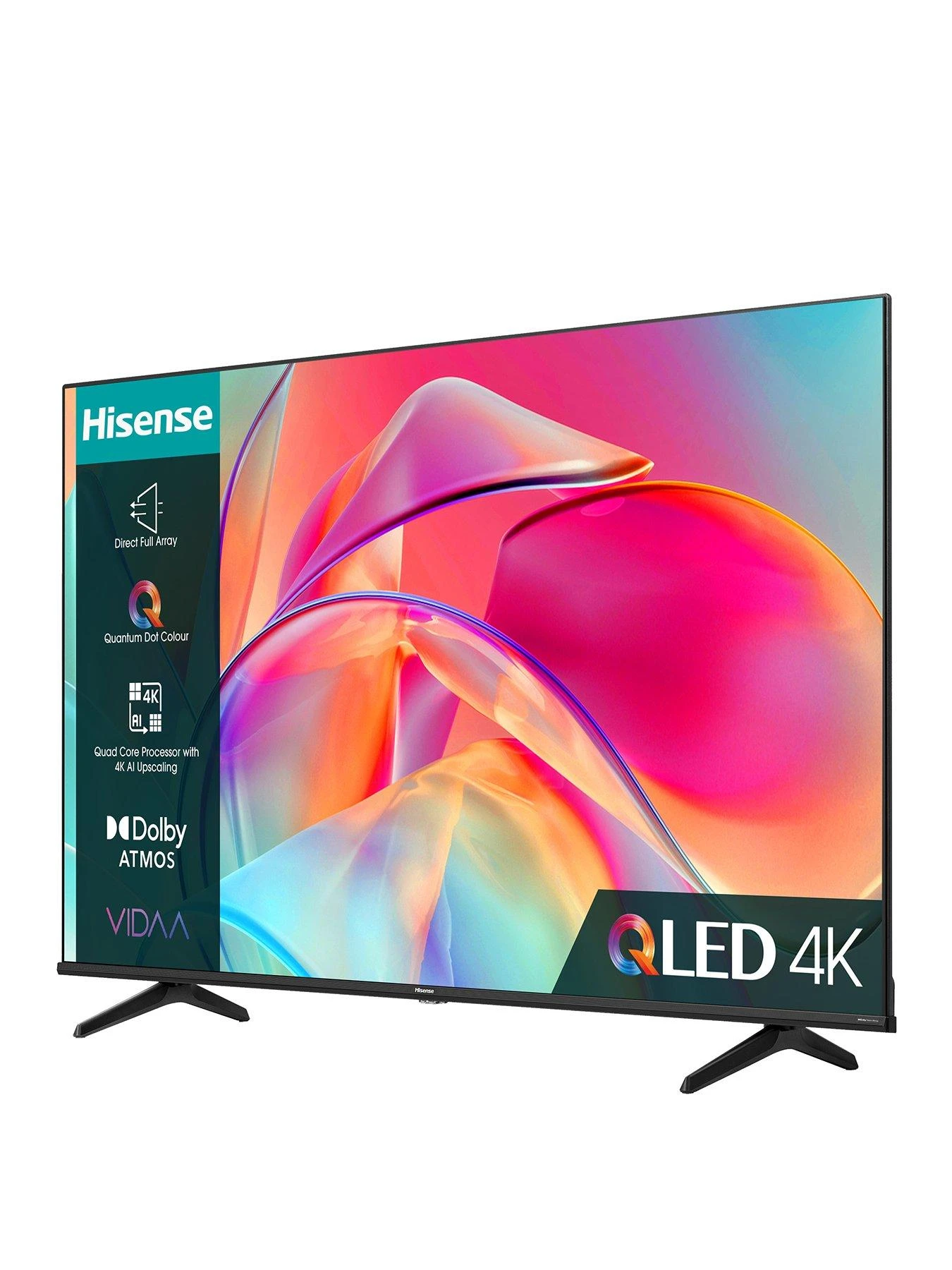 Hisense 65E7KQTUK, 65-inch, QLED, 4K Ultra HD, Smart TV - Image 3