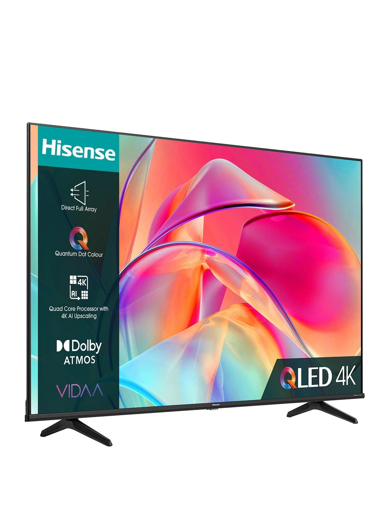 Hisense 55E7KQTUK, 55 Inch, QLED, 4K Ultra HD, Smart TV - Image 2