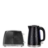 Russell Hobbs Textured Black Kettle & Toaster Bundle