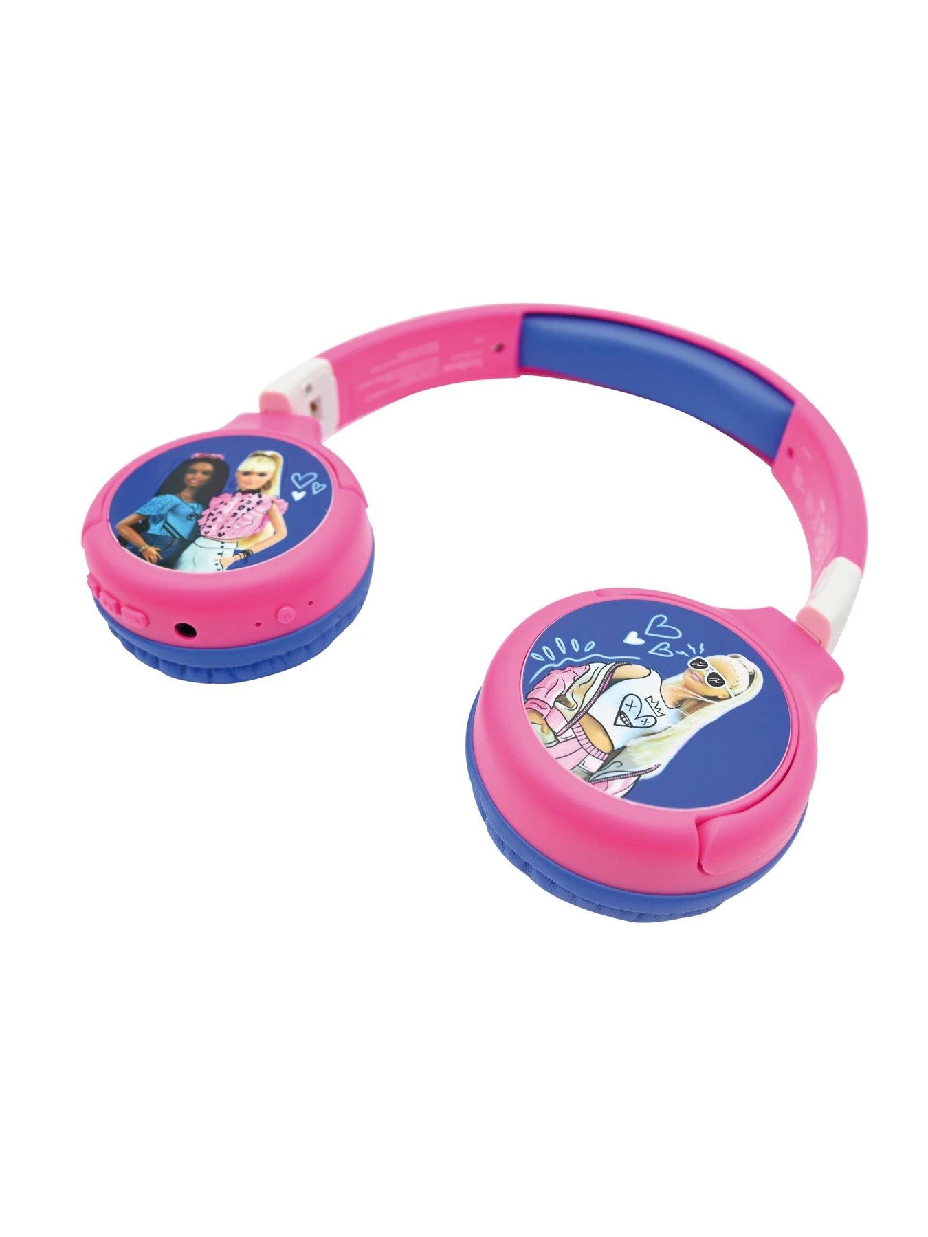 Barbie 2 In 1 Bluetooth And Wired Comfort Foldable Headphones With Kids Safe Volume - Image 5