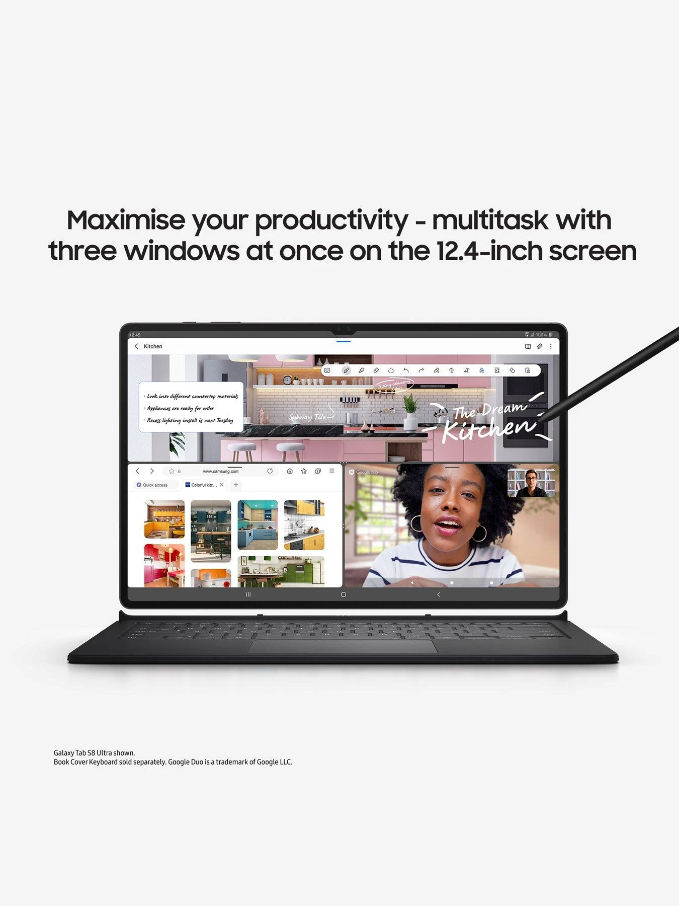 Samsung Galaxy Tab S8+ 12.4" WIFI 128GB - Graphite - Image 6