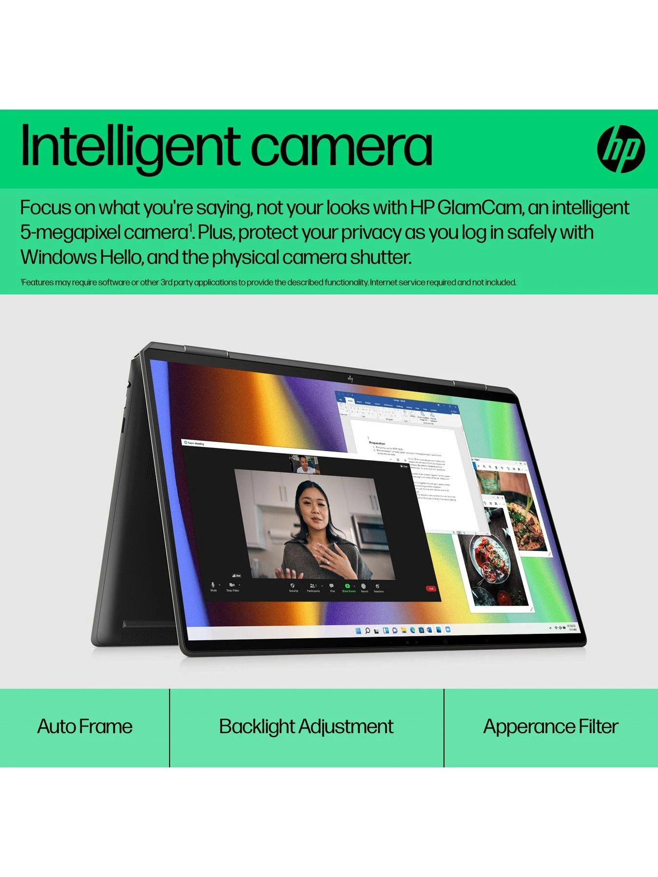 HP Spectre X360 16-f2018na Laptop - 16in 3K+ Touchscreen, Intel Core I7, 16GB RAM, 1TB SSD - Black - Image 6