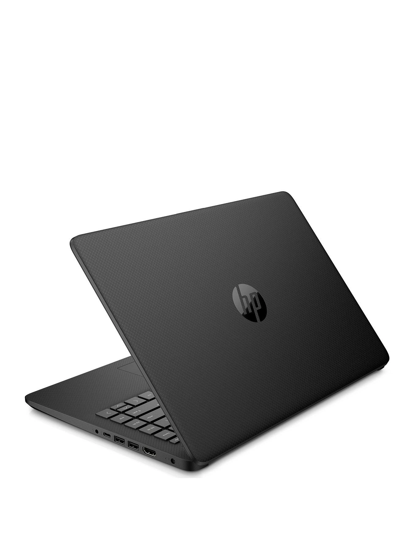 HP 14s-dq0034na, Intel Celeron, 4GB RAM 128GB SSD, 14in Laptop - Black With Optional Norton 360 (1 Year) - Image 2