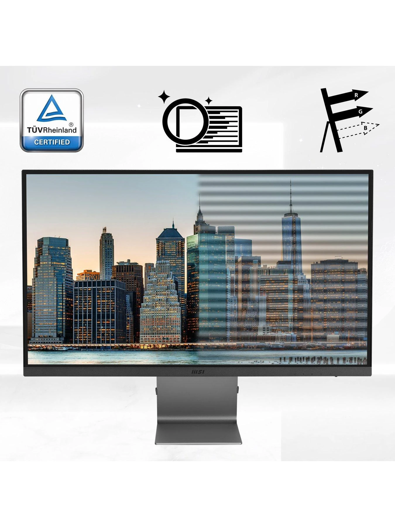 MSI Modern MD271UL 27 Inch 4K UHD Monitor - 60Hz, IPS, USB Type-C - Image 7