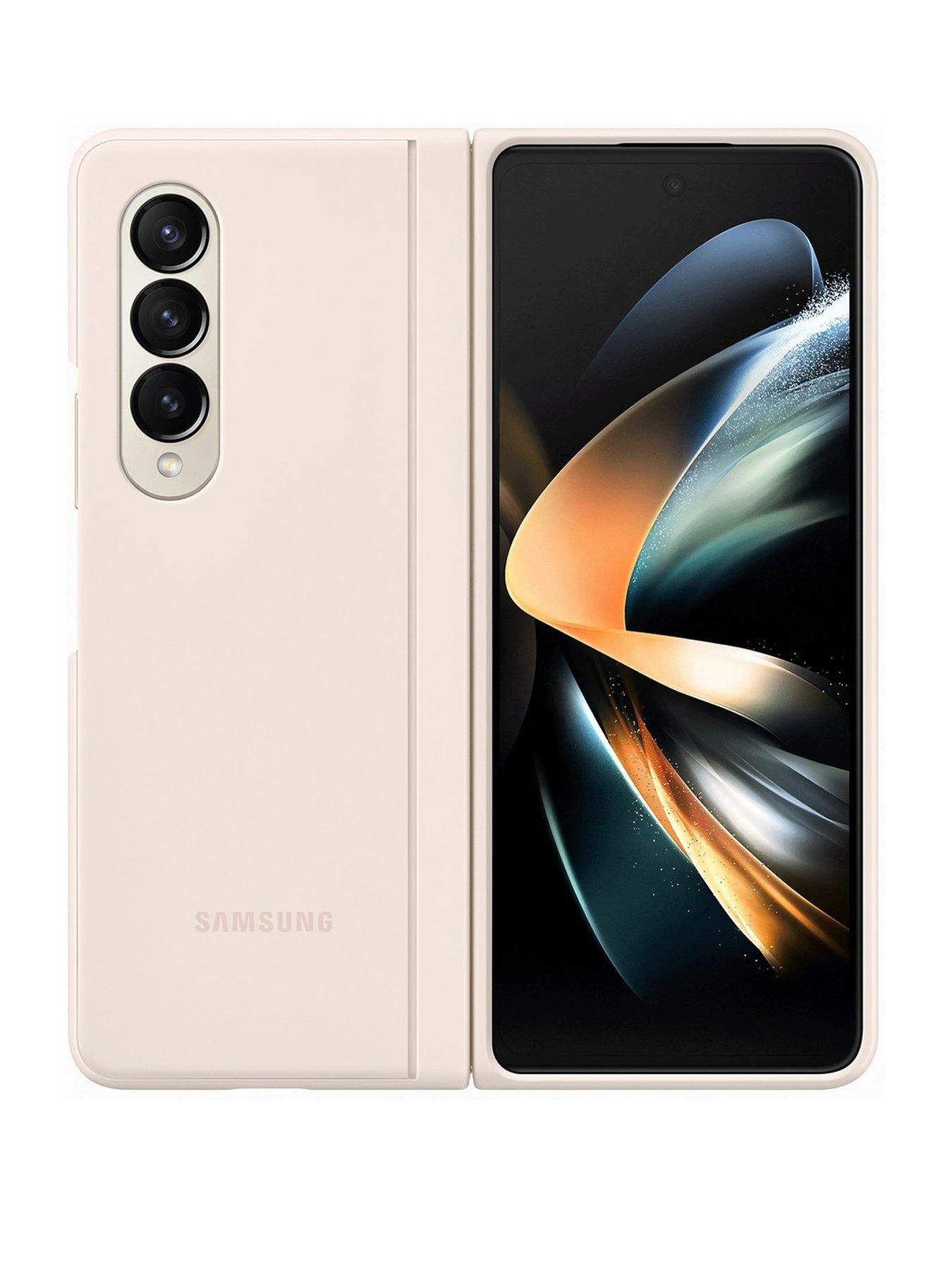 Samsung Slim Standing Cover (Sand) For Galaxy Z Fold 4