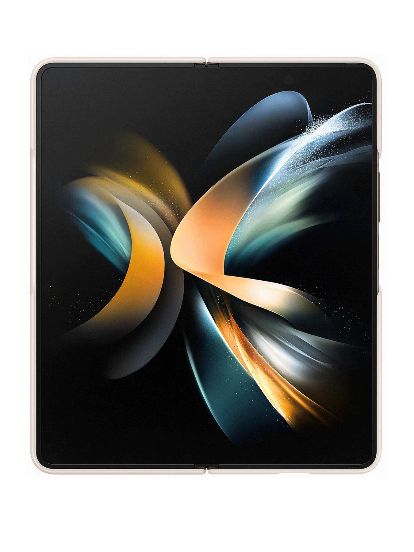 Samsung Slim Standing Cover (Sand) For Galaxy Z Fold 4 - Image 2