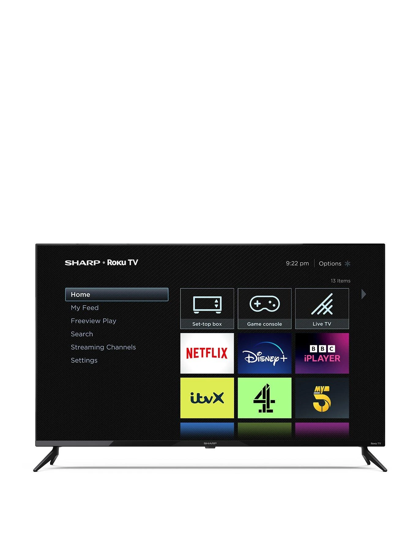 Sharp 43FD2K, 43 Inch, Full HD, Frameless Roku TV - Image 2