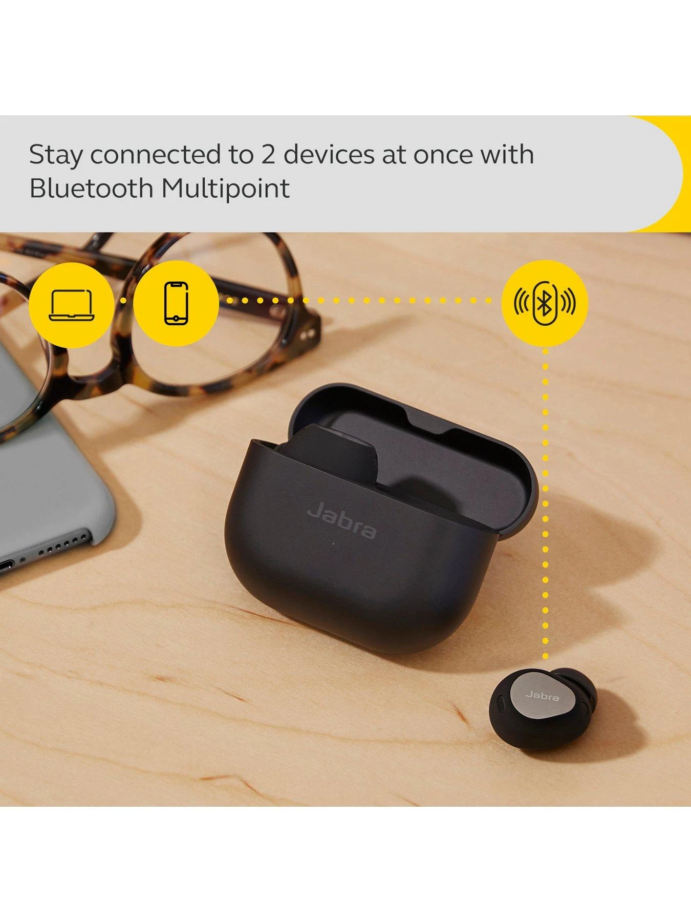 Jabra Elite 10 EarbudsĀ - Titanium Black - Image 6