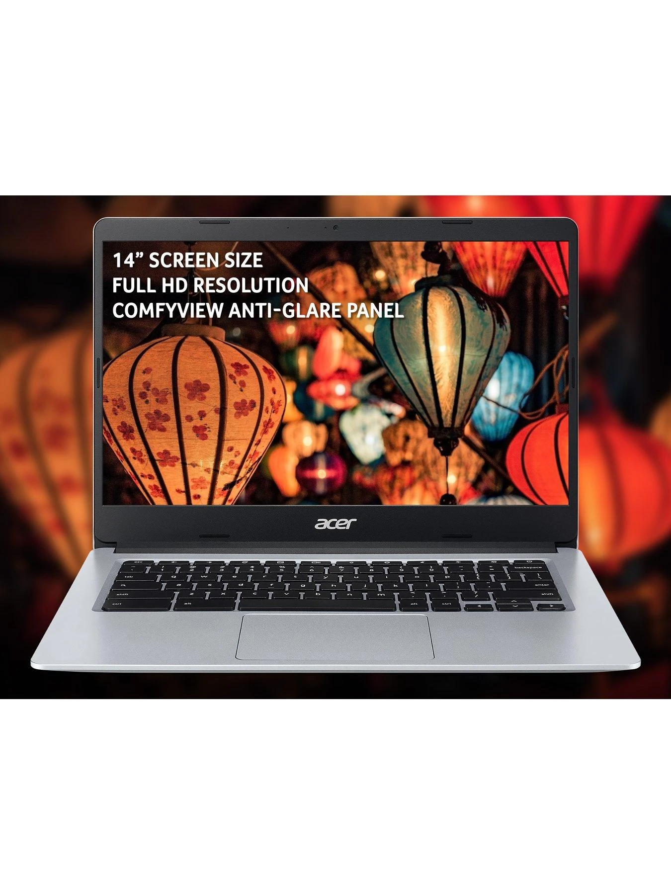 Acer Chromebook 314, Intel Celeron, 4GB RAM 128GB SSD, 14in Full HD Laptop - Silver - Image 5