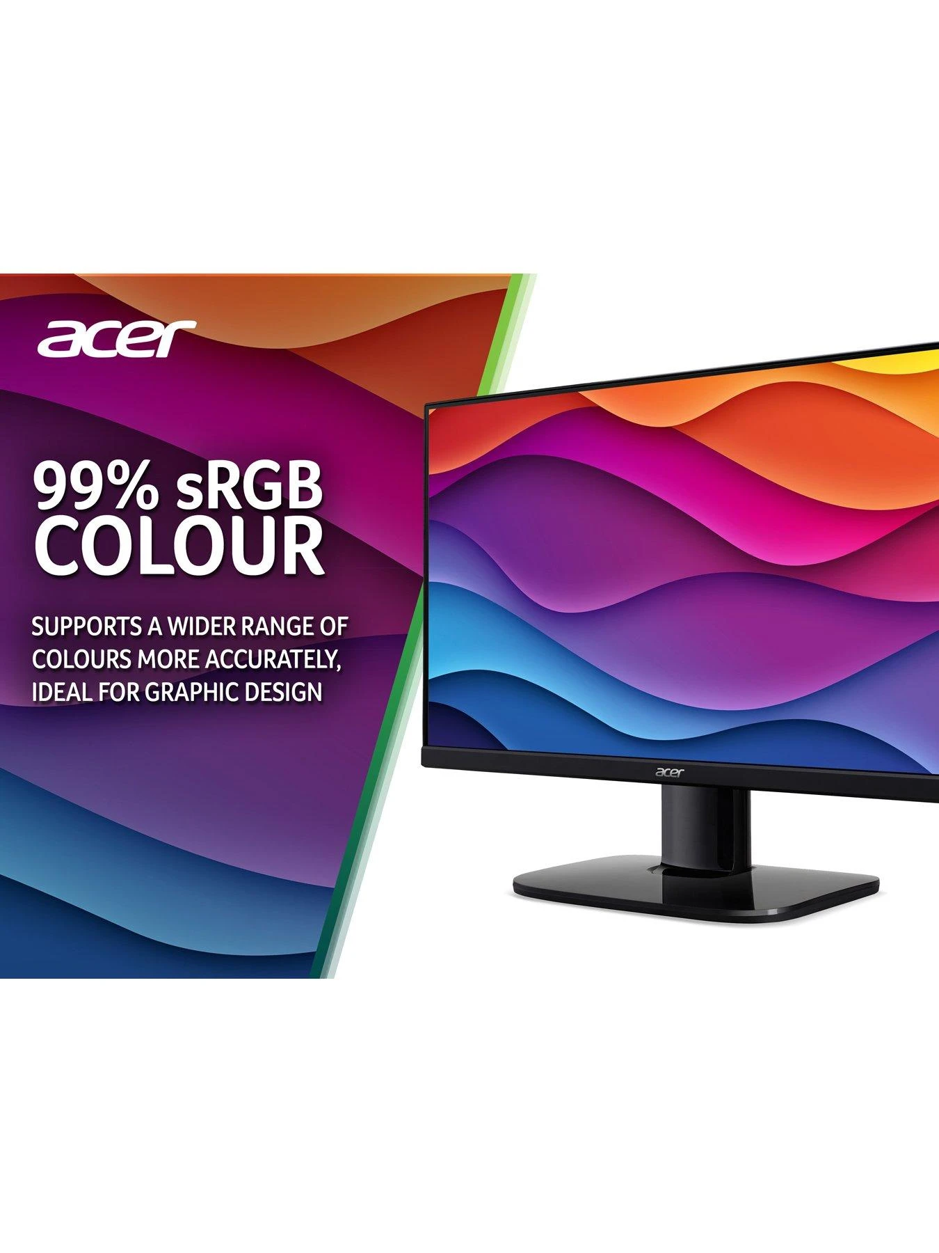 Acer KA272Ebi 27-inch Monitor - IPS Panel, FHD, 4ms, 100Hz, FreeSync, HDMI, VGA - Image 5