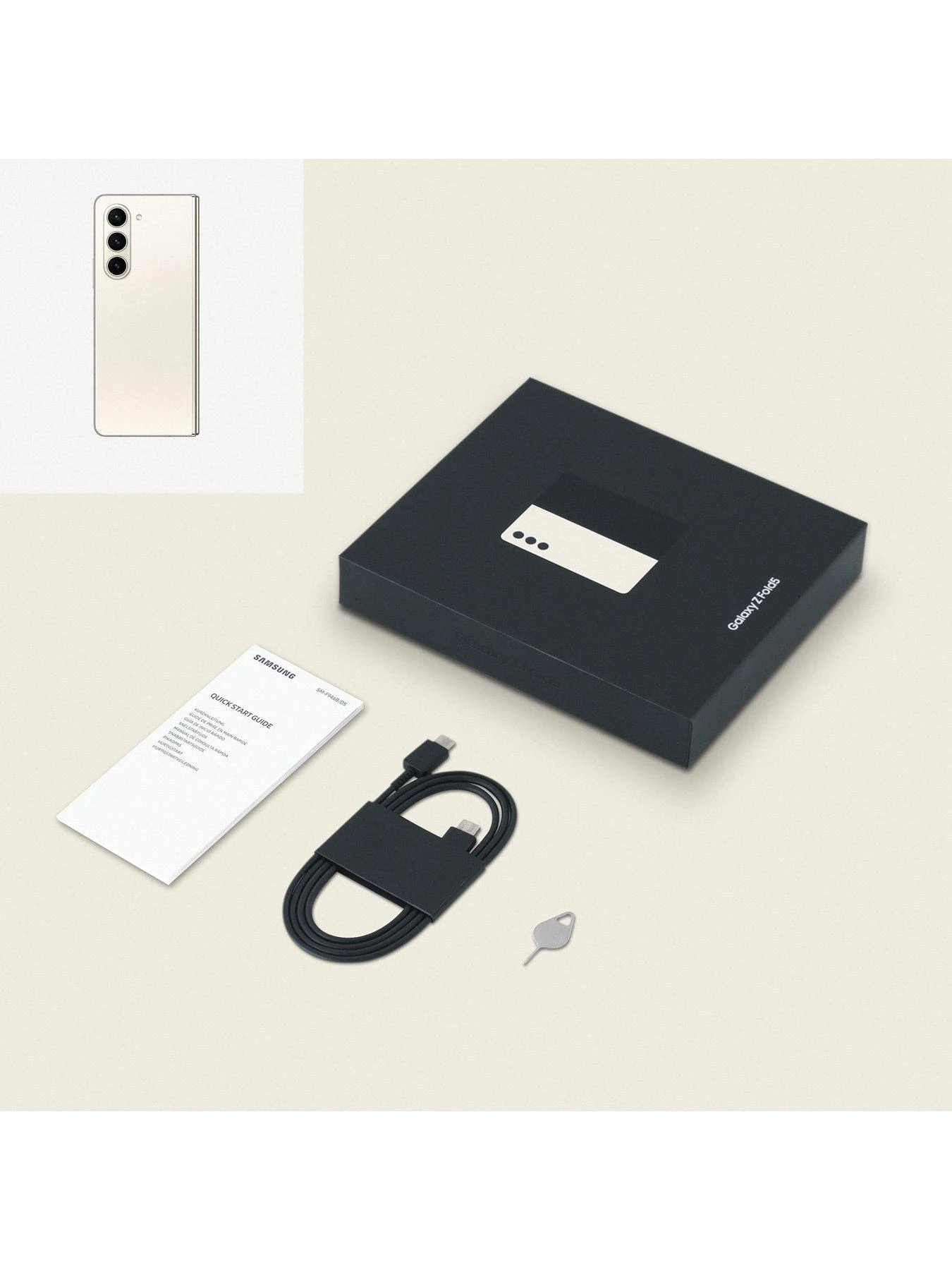 Samsung Galaxy Z Fold 5 - 256GB, Cream - Image 7