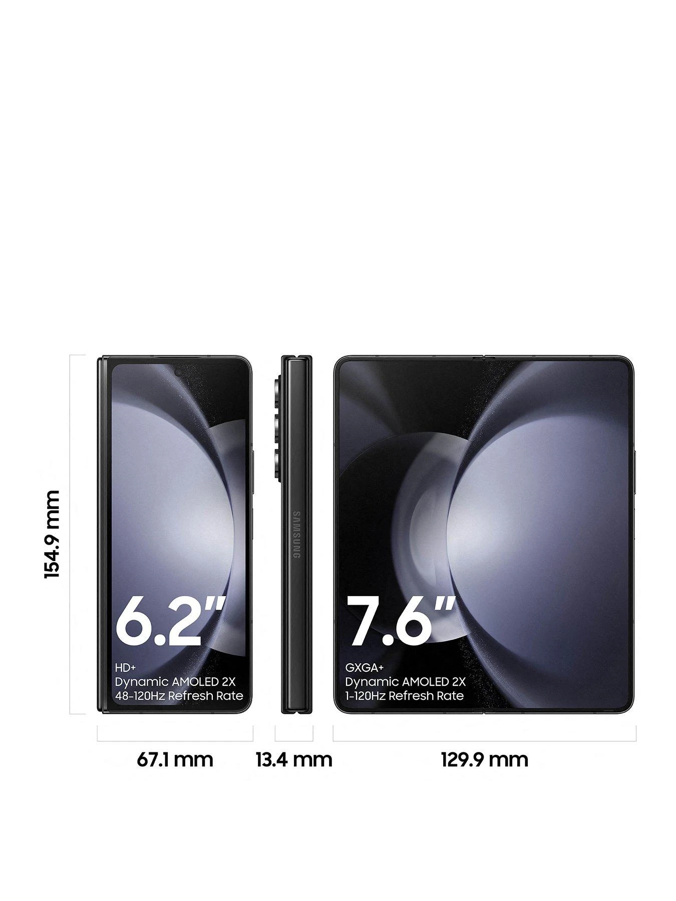 Samsung Galaxy Z Fold 5 - 256GB - Phantom Black - Image 3