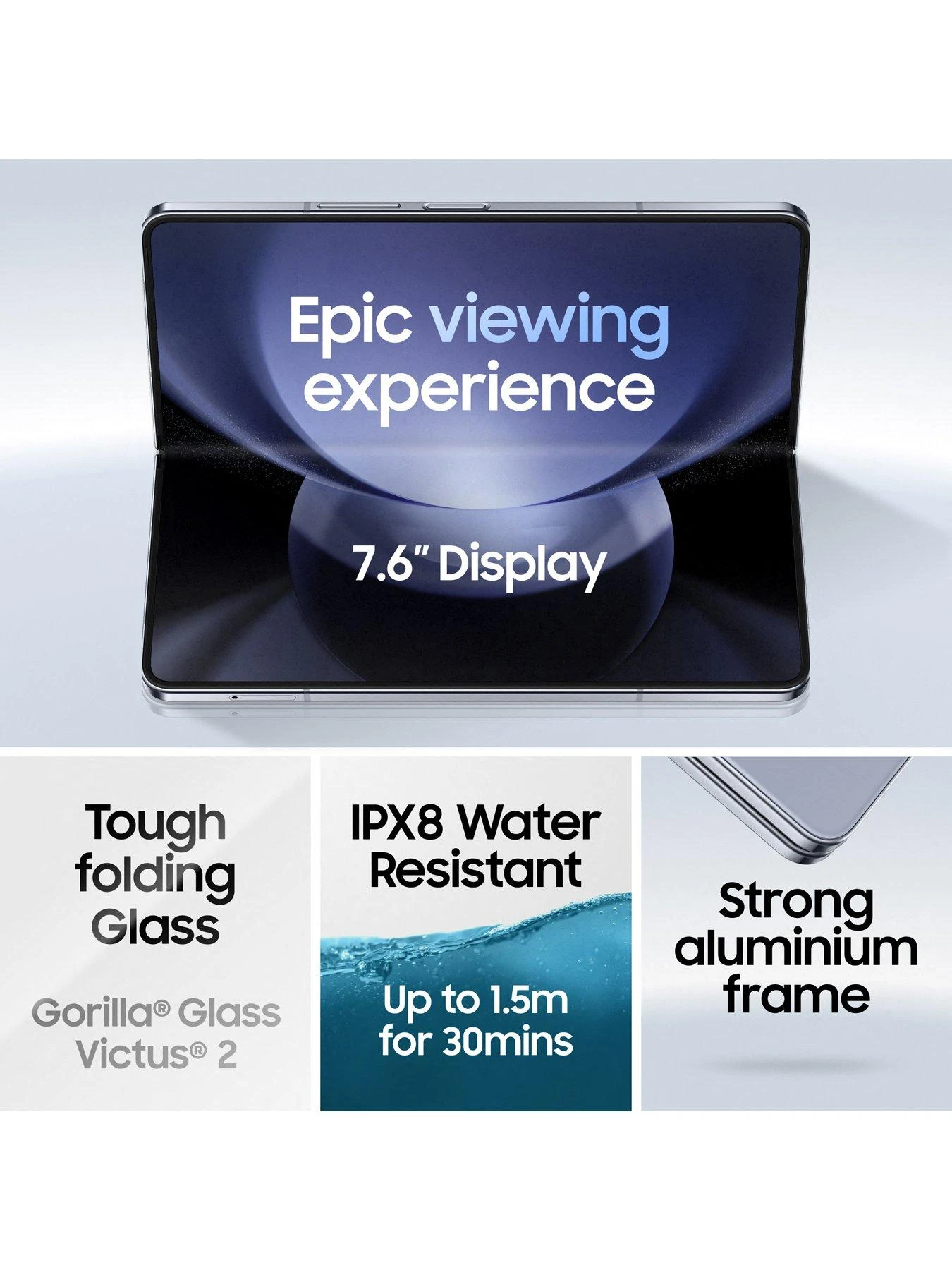 Samsung Galaxy Z Fold 5 - 512GB - Phantom Black - Image 6