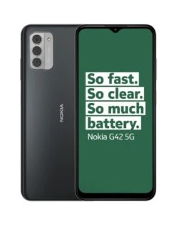 Nokia G42 5G, 6GB RAM, 128GB Storage, Dual SIM - Grey