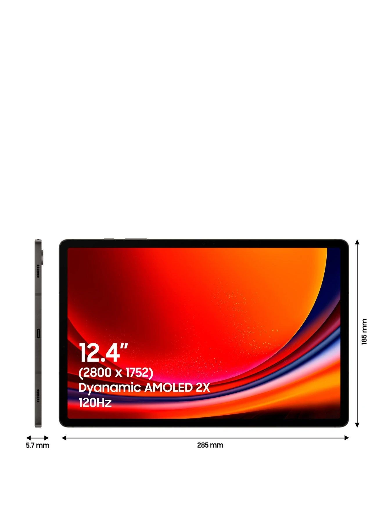 Samsung Galaxy Tab S9+ 12.4" WiFi 512GB - Graphite - Image 2