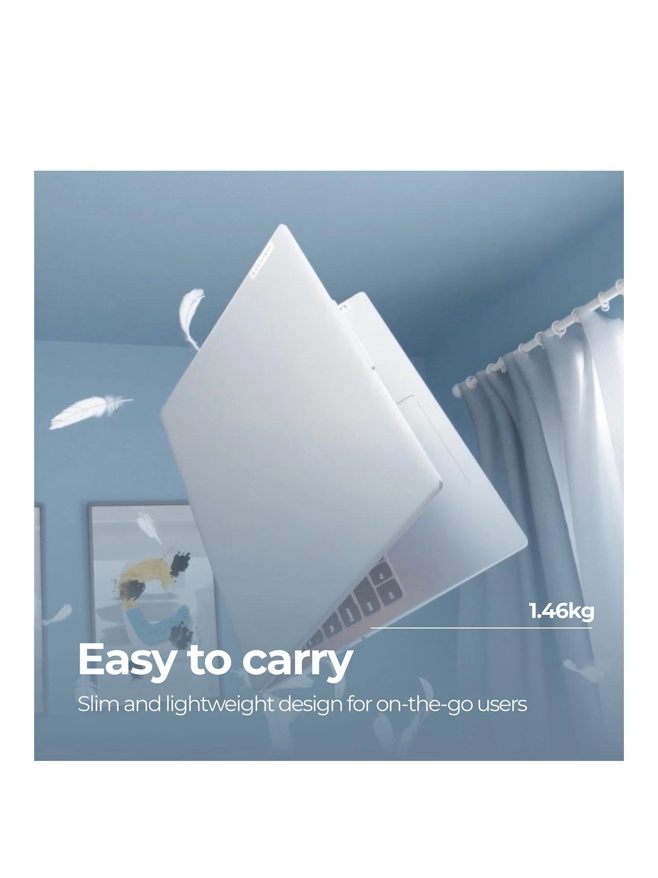 Lenovo IdeaPad Slim 5, AMD Ryzen 5, 8GB RAM, 512GB SSD, 14in OLED Laptop - Grey - Image 3