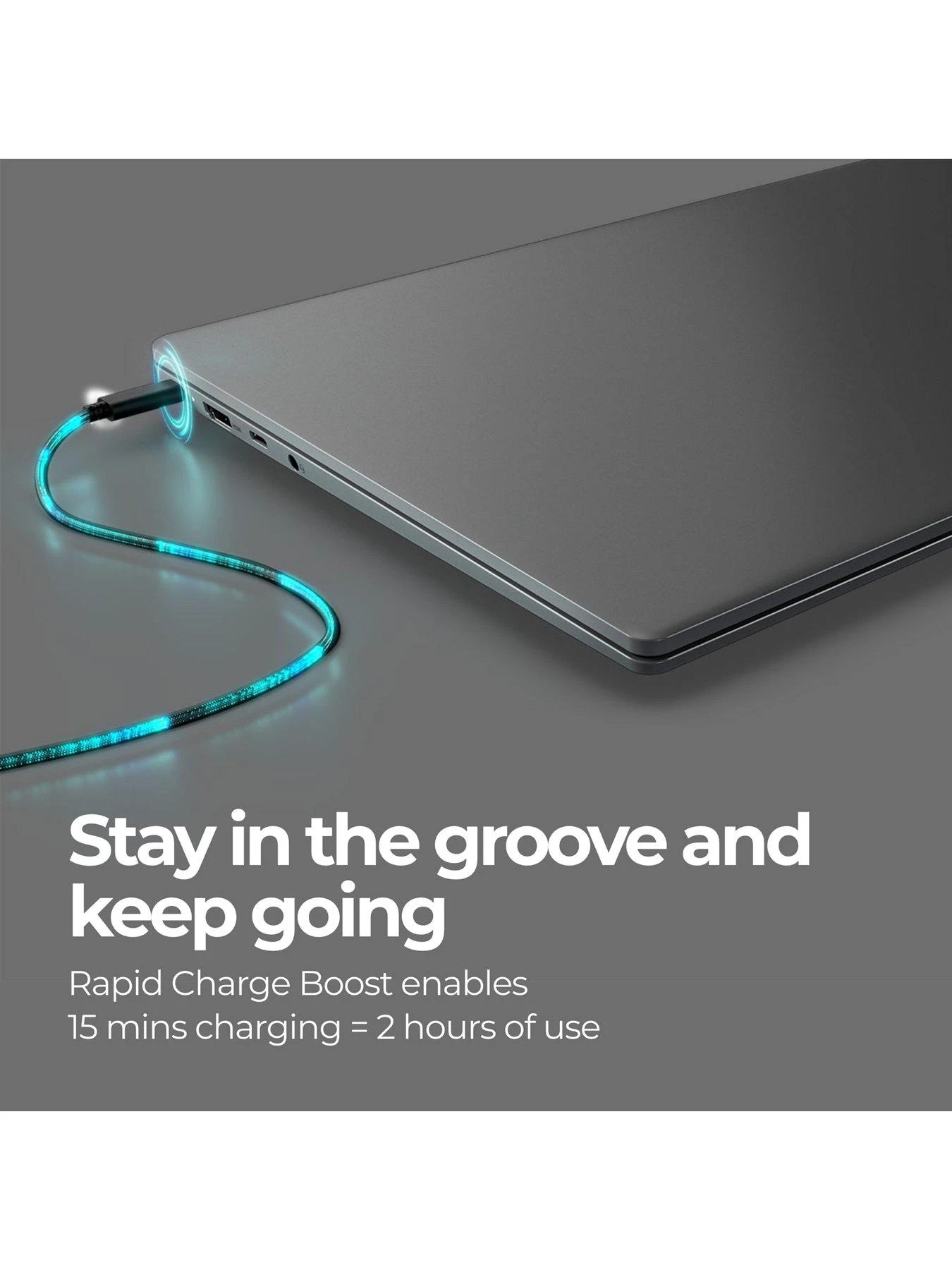 Lenovo IdeaPad Slim 5, AMD Ryzen 5, 8GB RAM, 512GB SSD, 14in OLED Laptop - Grey - Image 5